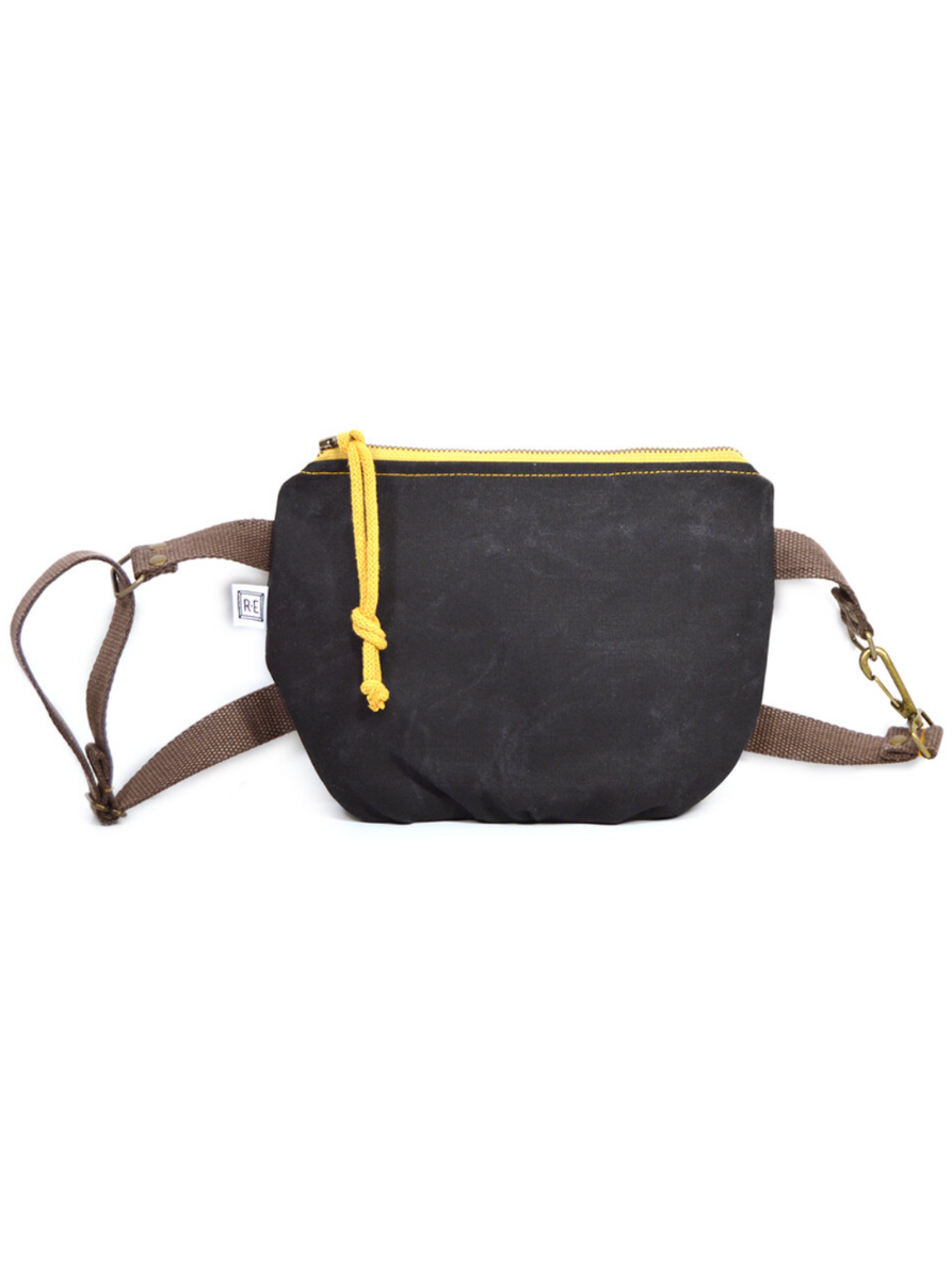 •FESTIVAL PACK - SOLID• waxed canvas fanny/crossbody