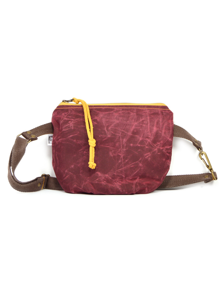 •FESTIVAL PACK - SOLID• waxed canvas fanny/crossbody