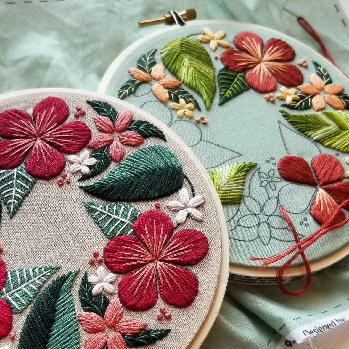 •FLORAL FLOURISH• beginner friendly embroidery kit