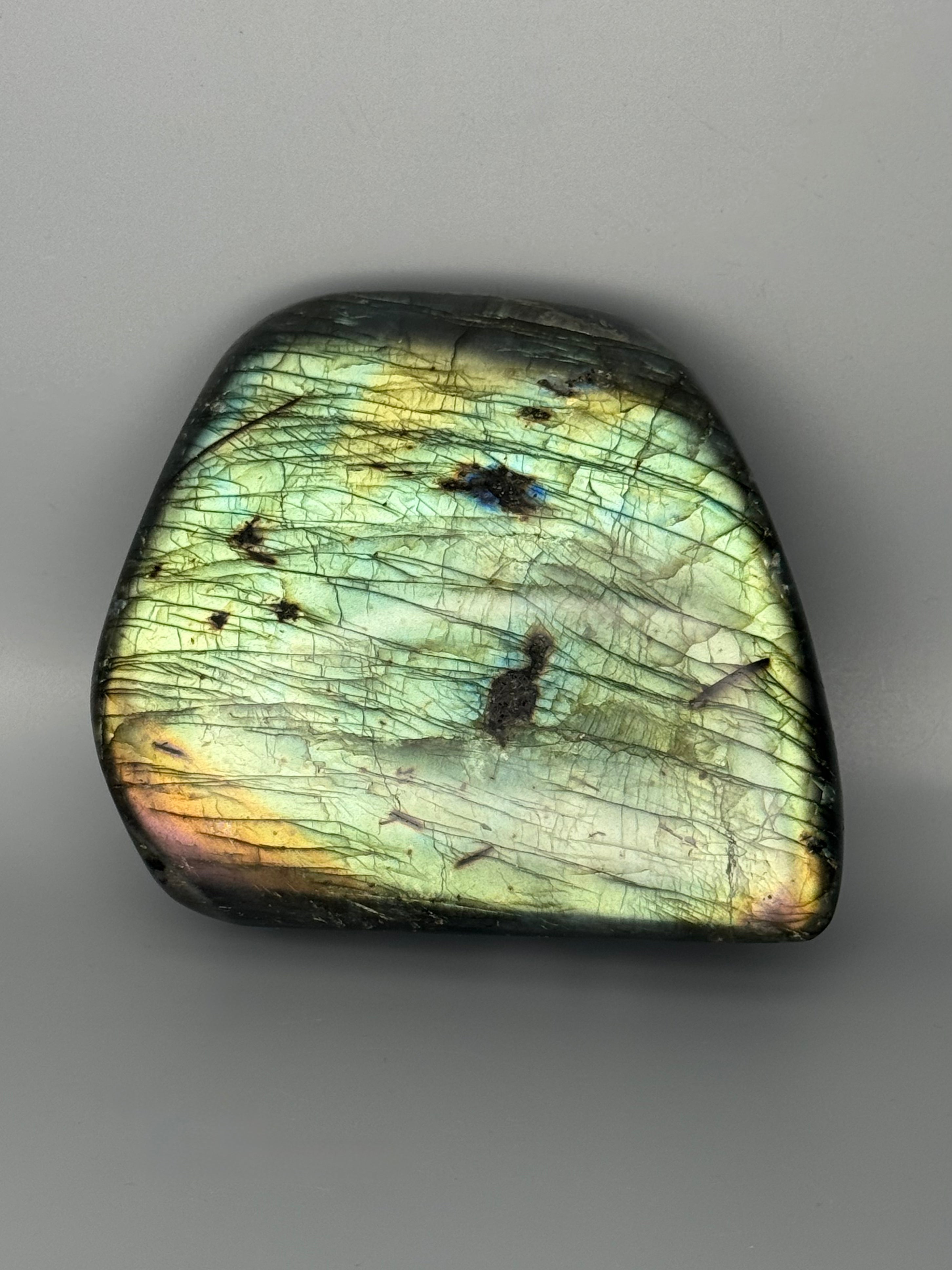 •LABRADORITE• smooth freeform