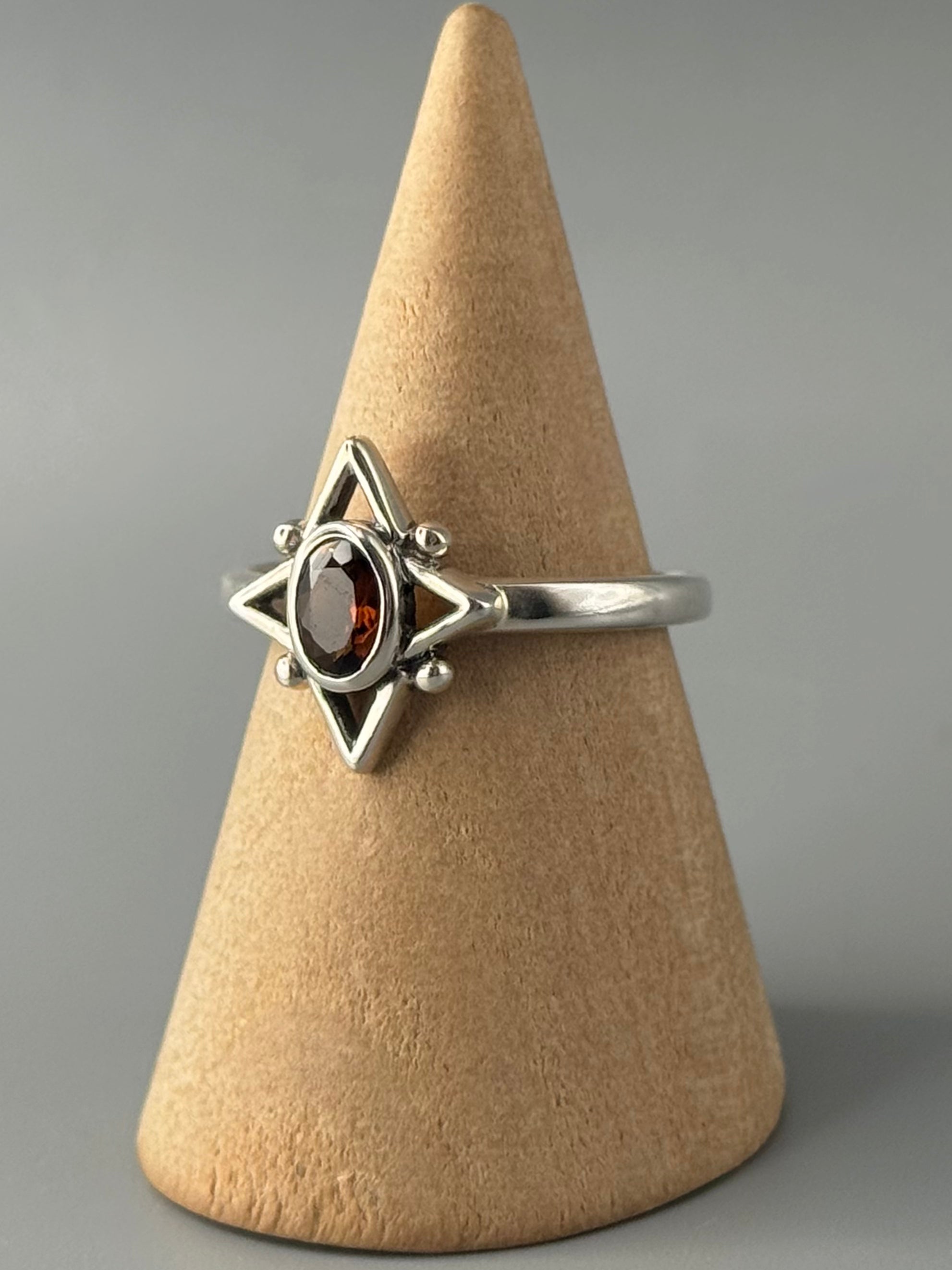 •TOURMALINE - POLARIS• sterling silver ring (size 10)