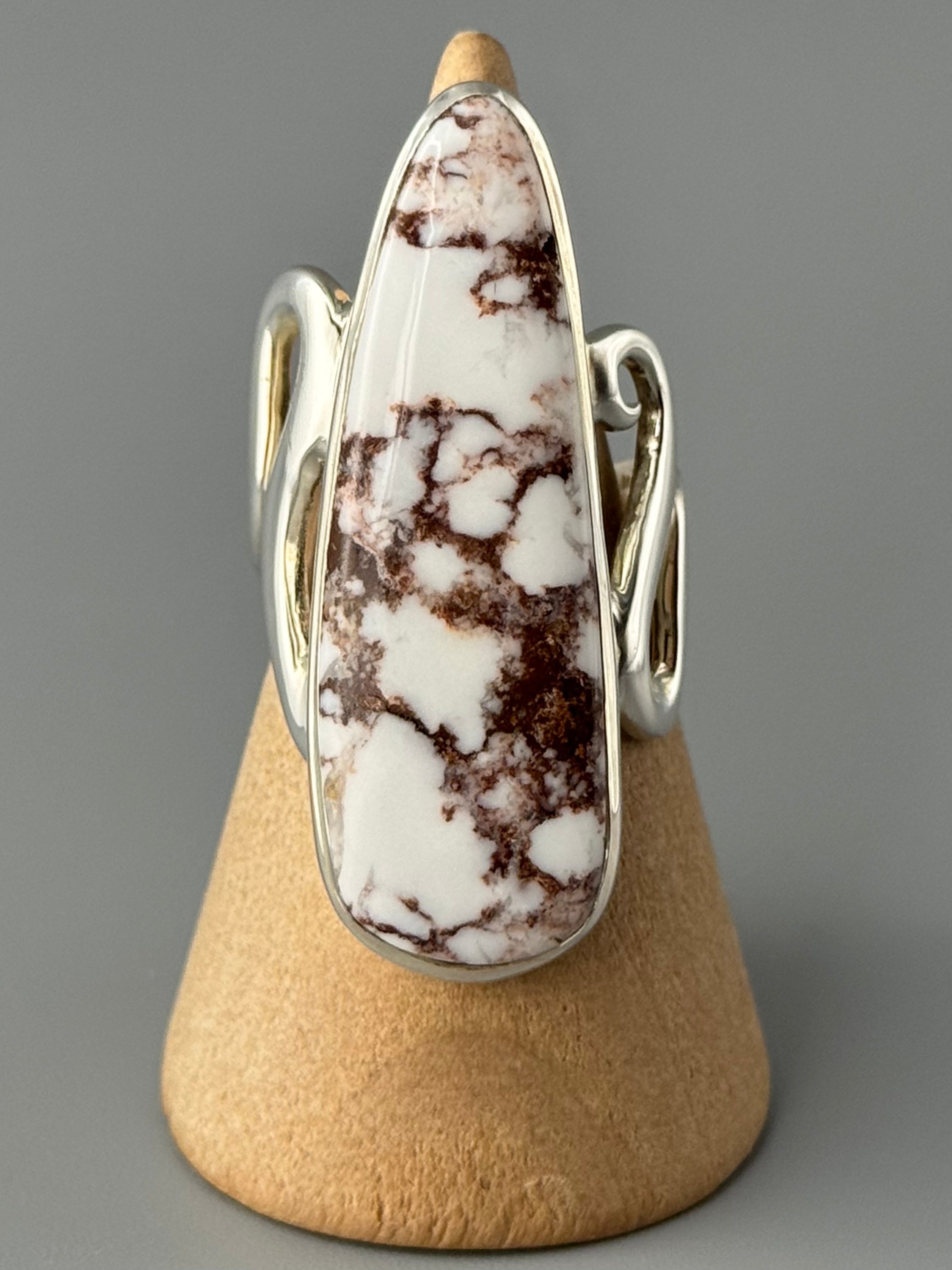 •WILD HORSE JASPER - FLOW• sterling silver ring (various sizes)