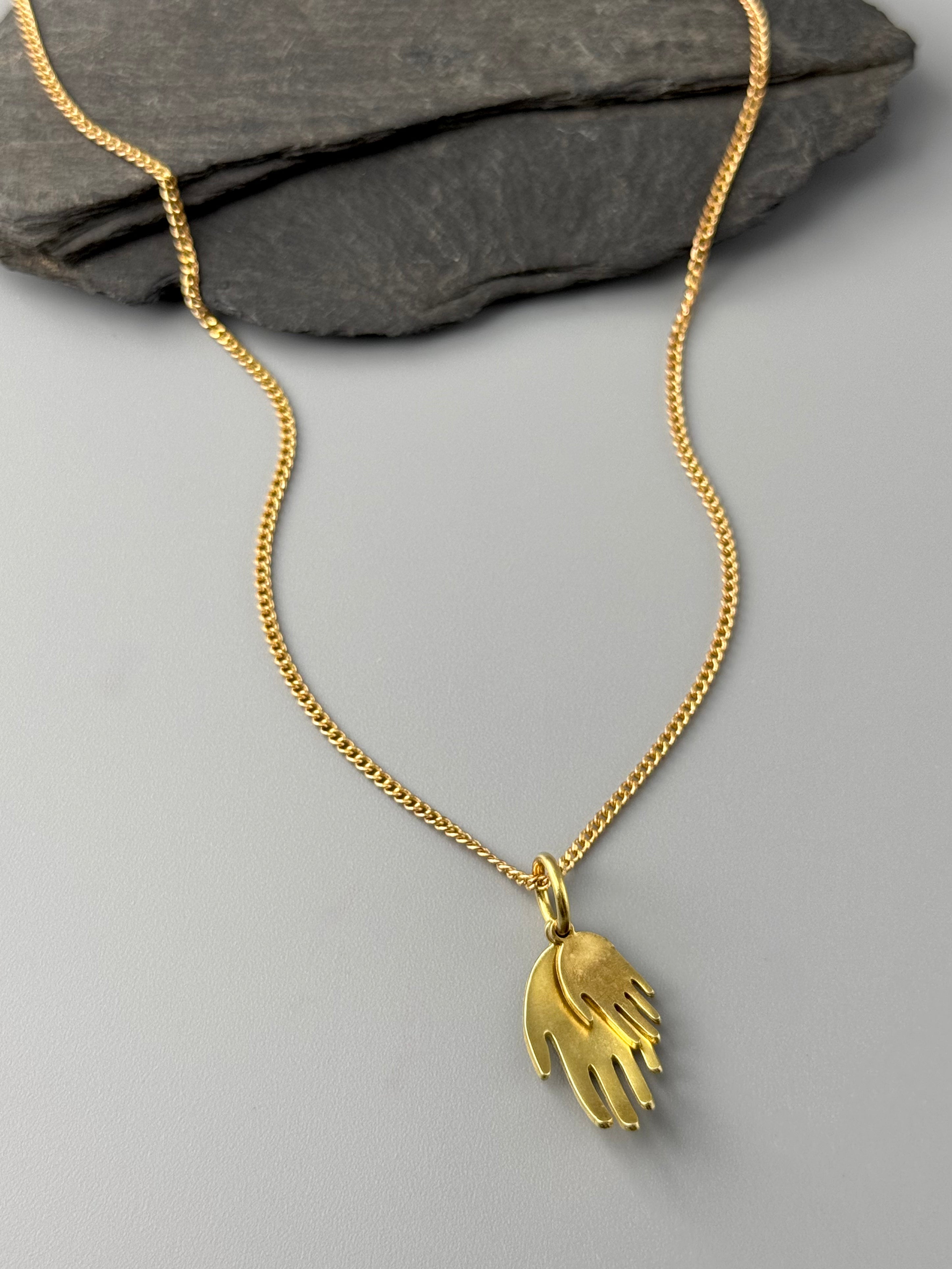 •HELD• brass necklace (18" long)