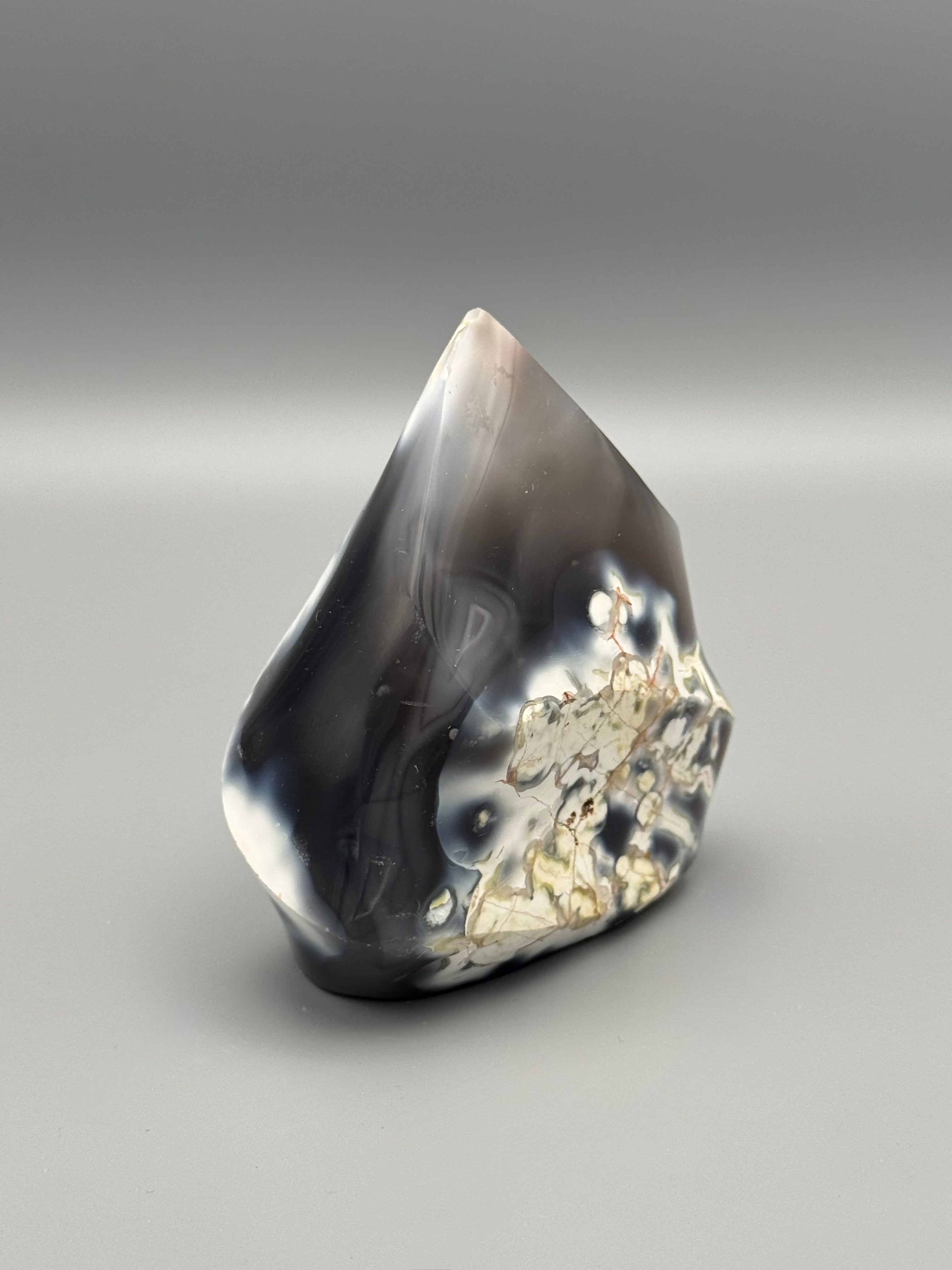•BLUE AGATE• stone flame