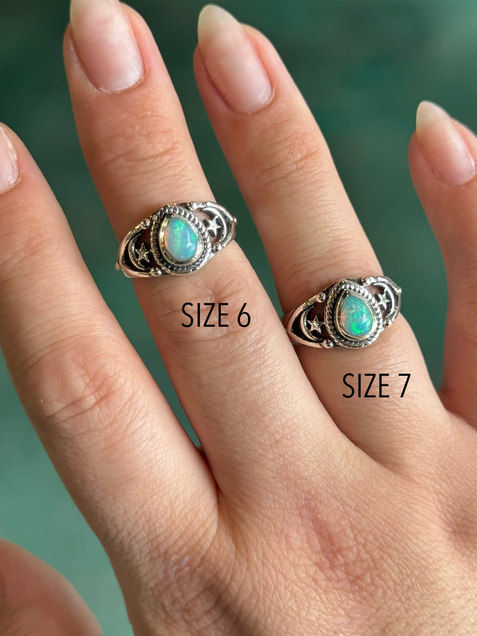 •ETHIOPIAN OPAL - COSMIC• sterling silver ring (various sizes)