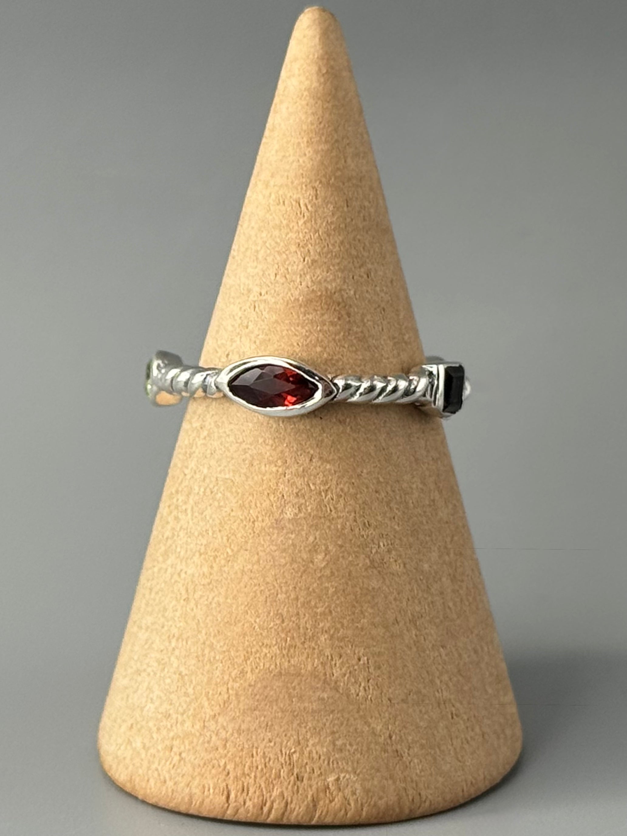 •MULTI-STONE - FAIRY RING• sterling silver ring (various sizes)