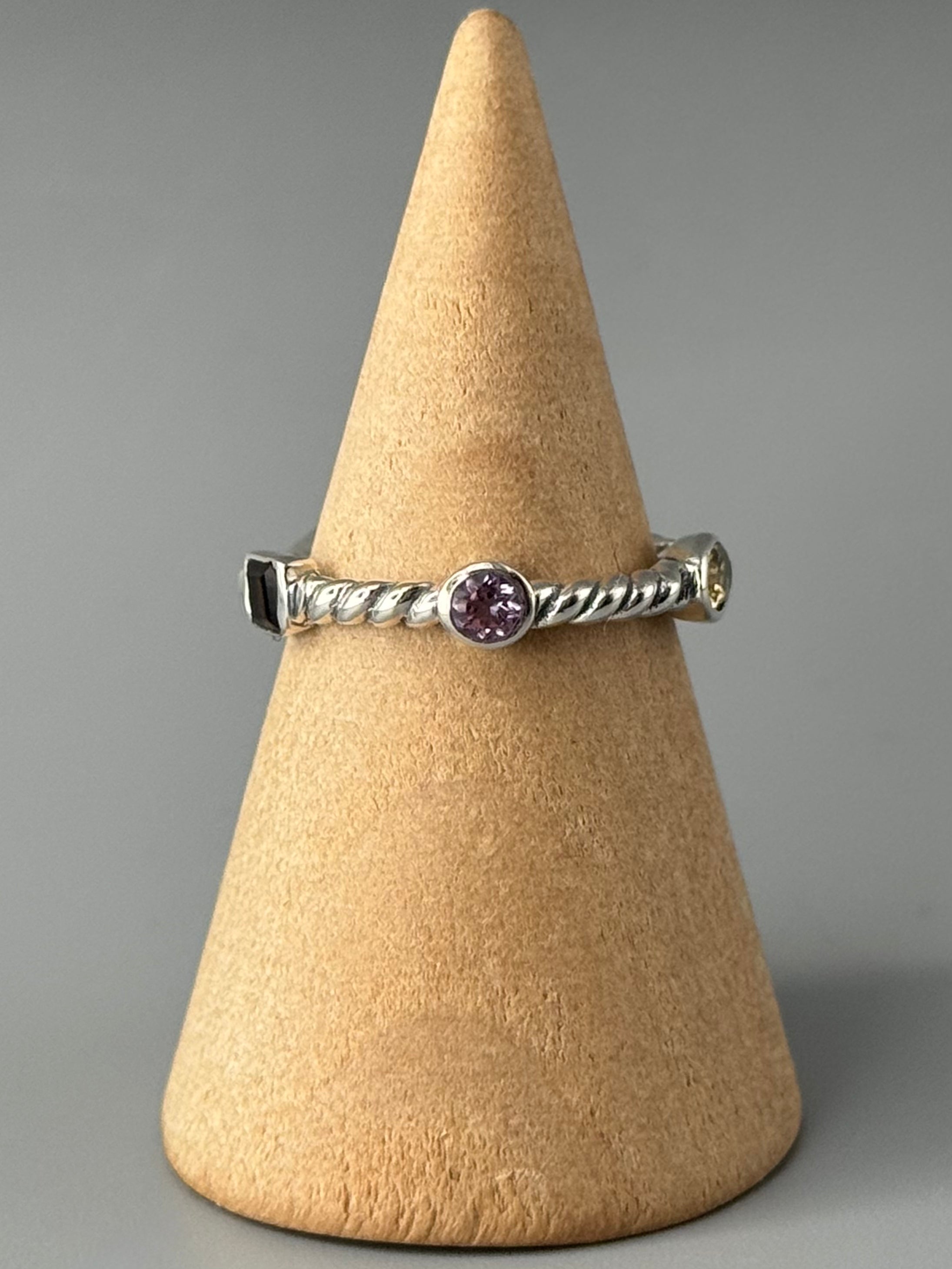 •MULTI-STONE - FAIRY RING• sterling silver ring (various sizes)