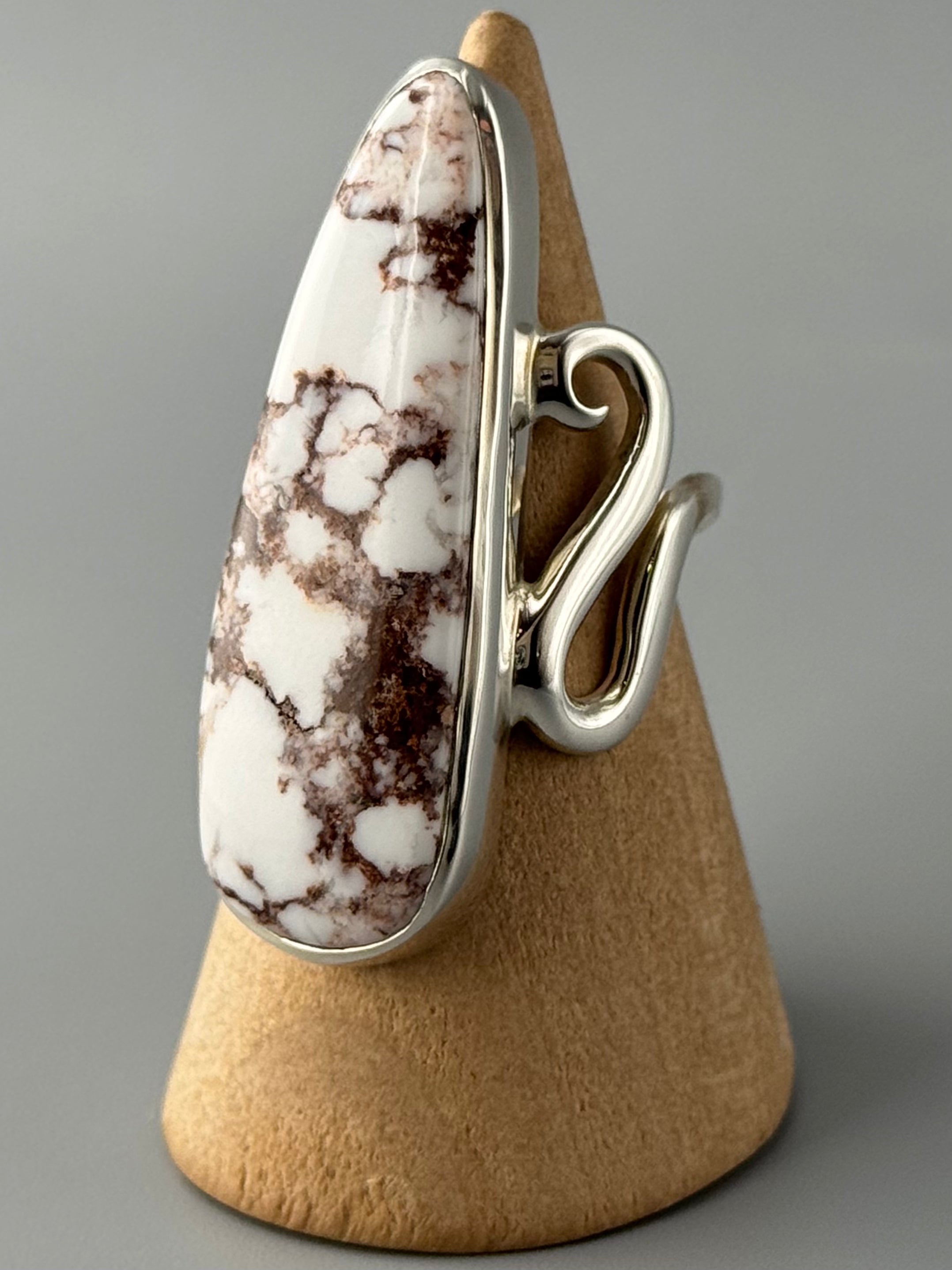 •WILD HORSE JASPER - FLOW• sterling silver ring (various sizes)