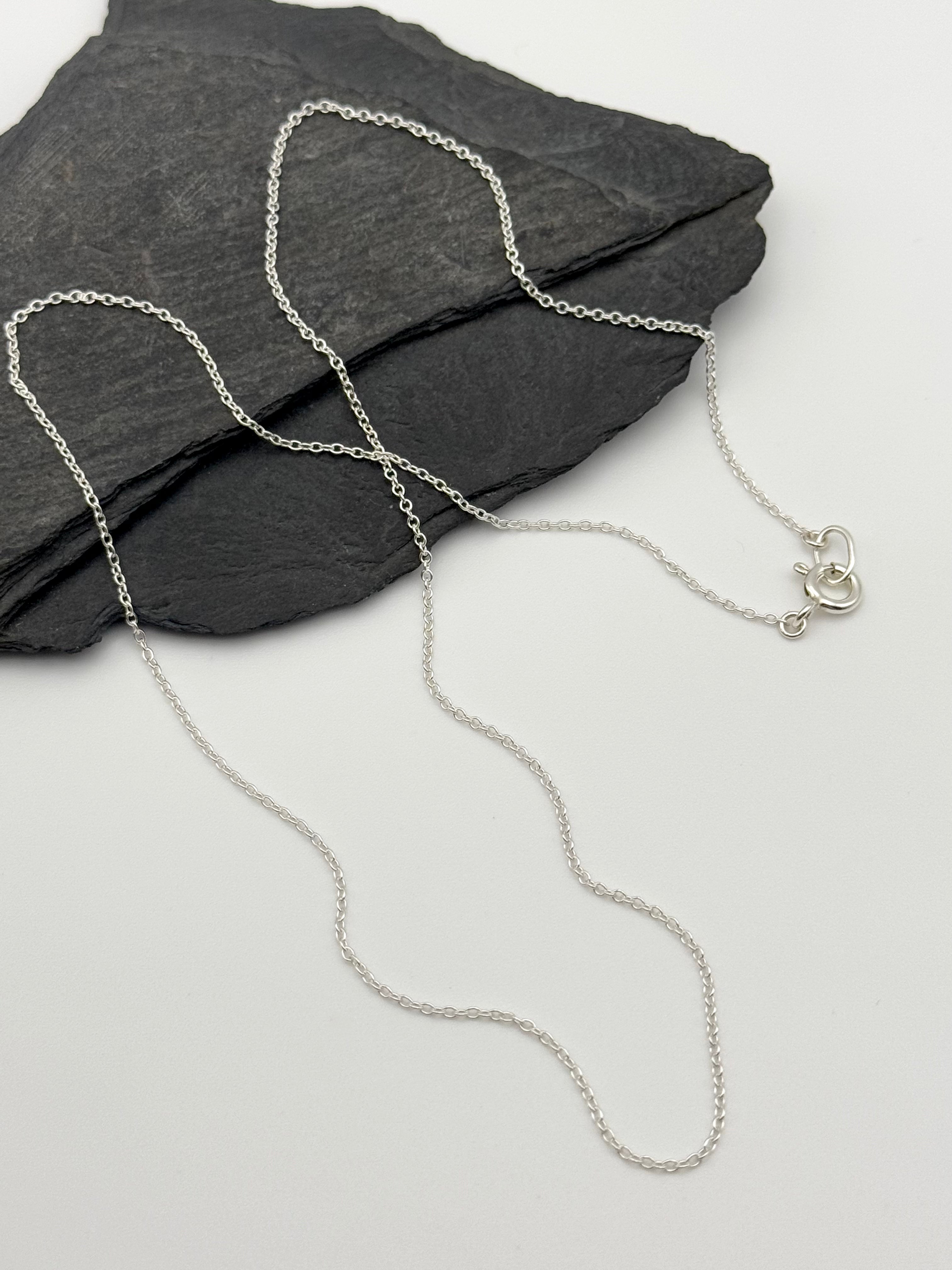 •PETITE ROLO CABLE• silver chain