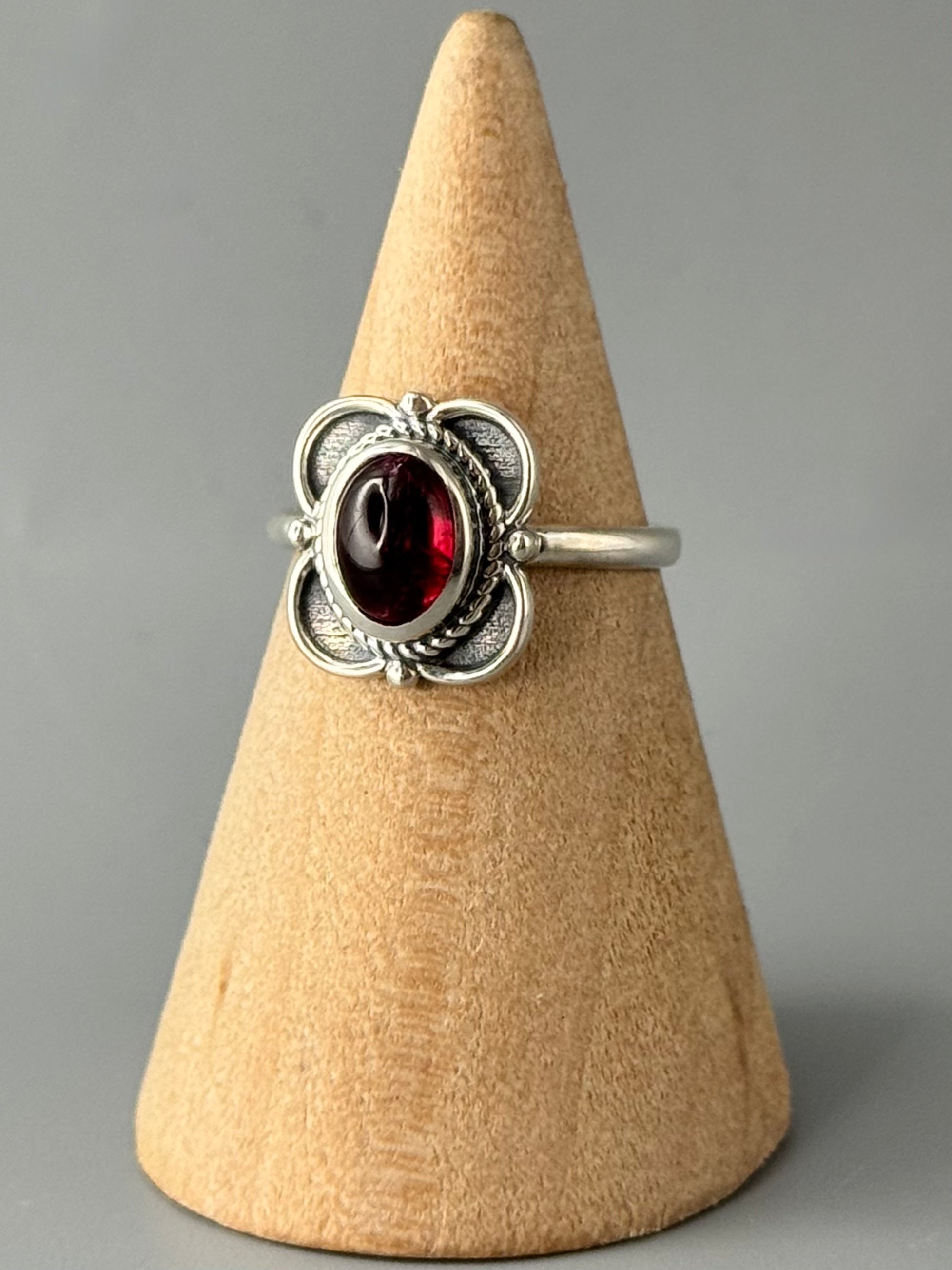 •TOURMALINE - MARIPOSA• sterling silver ring (size 6.25)