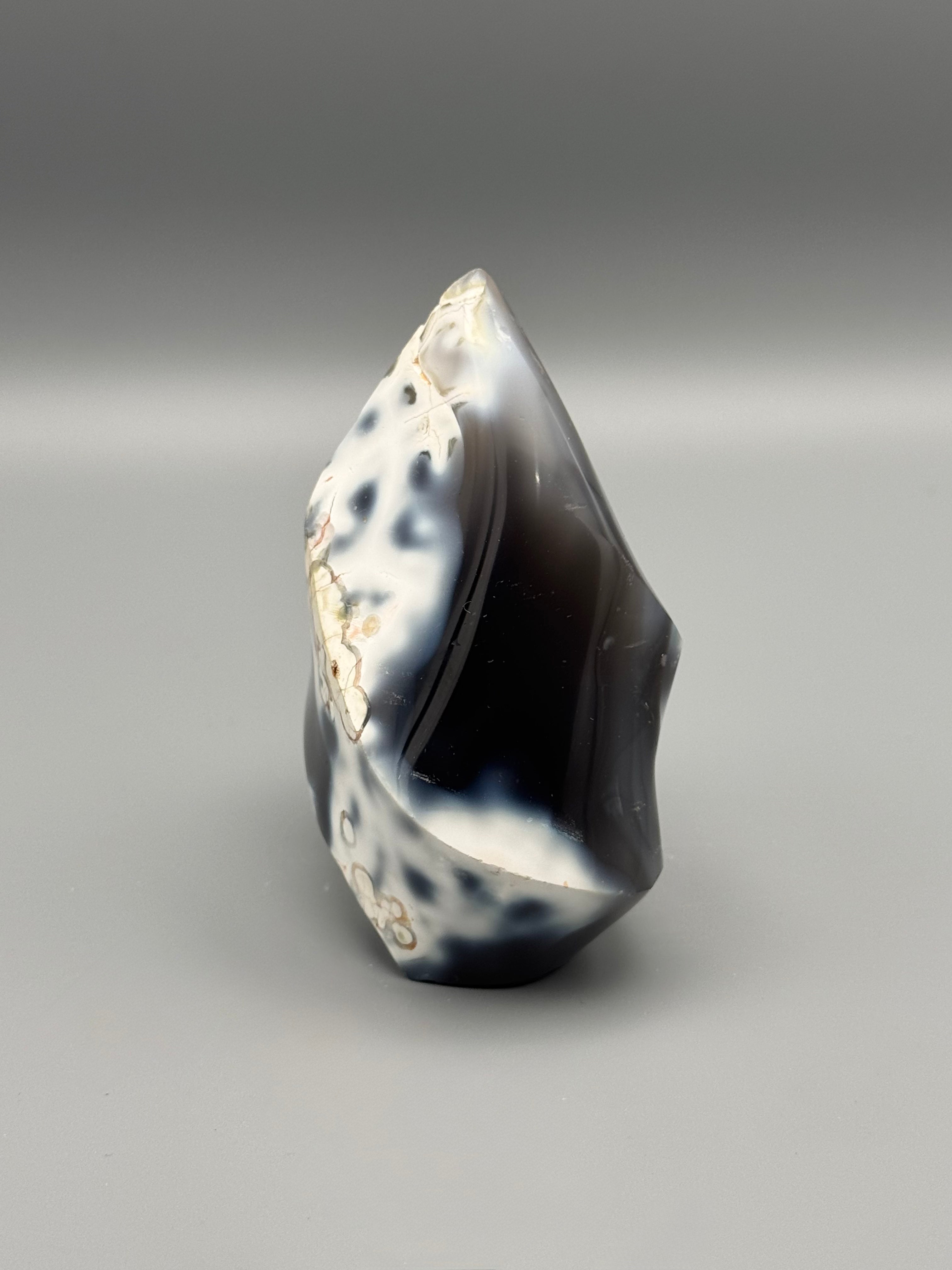 •BLUE AGATE• stone flame
