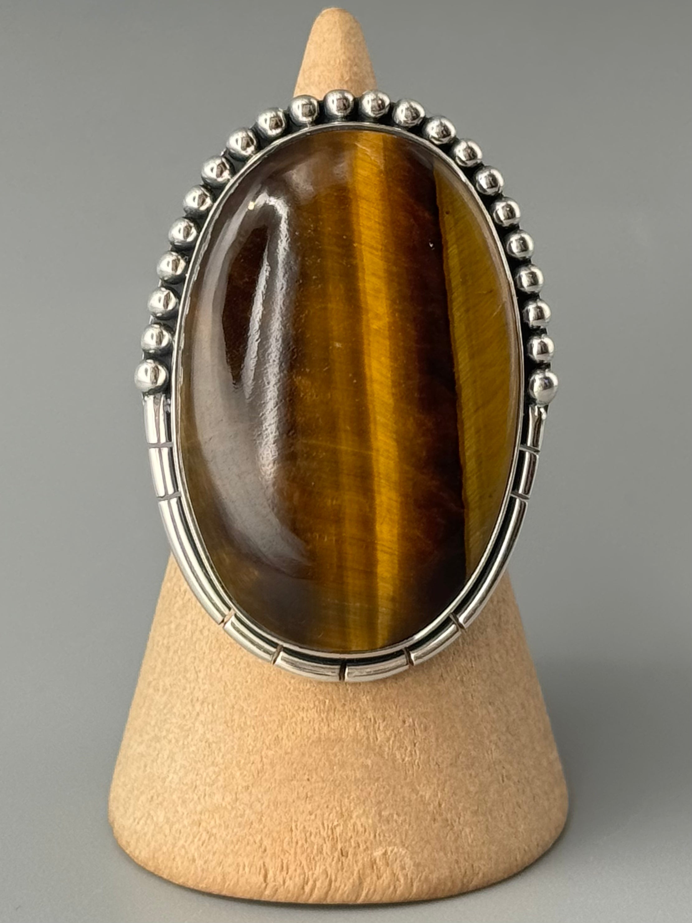 •TIGER EYE - CANYON• sterling silver ring (various sizes)