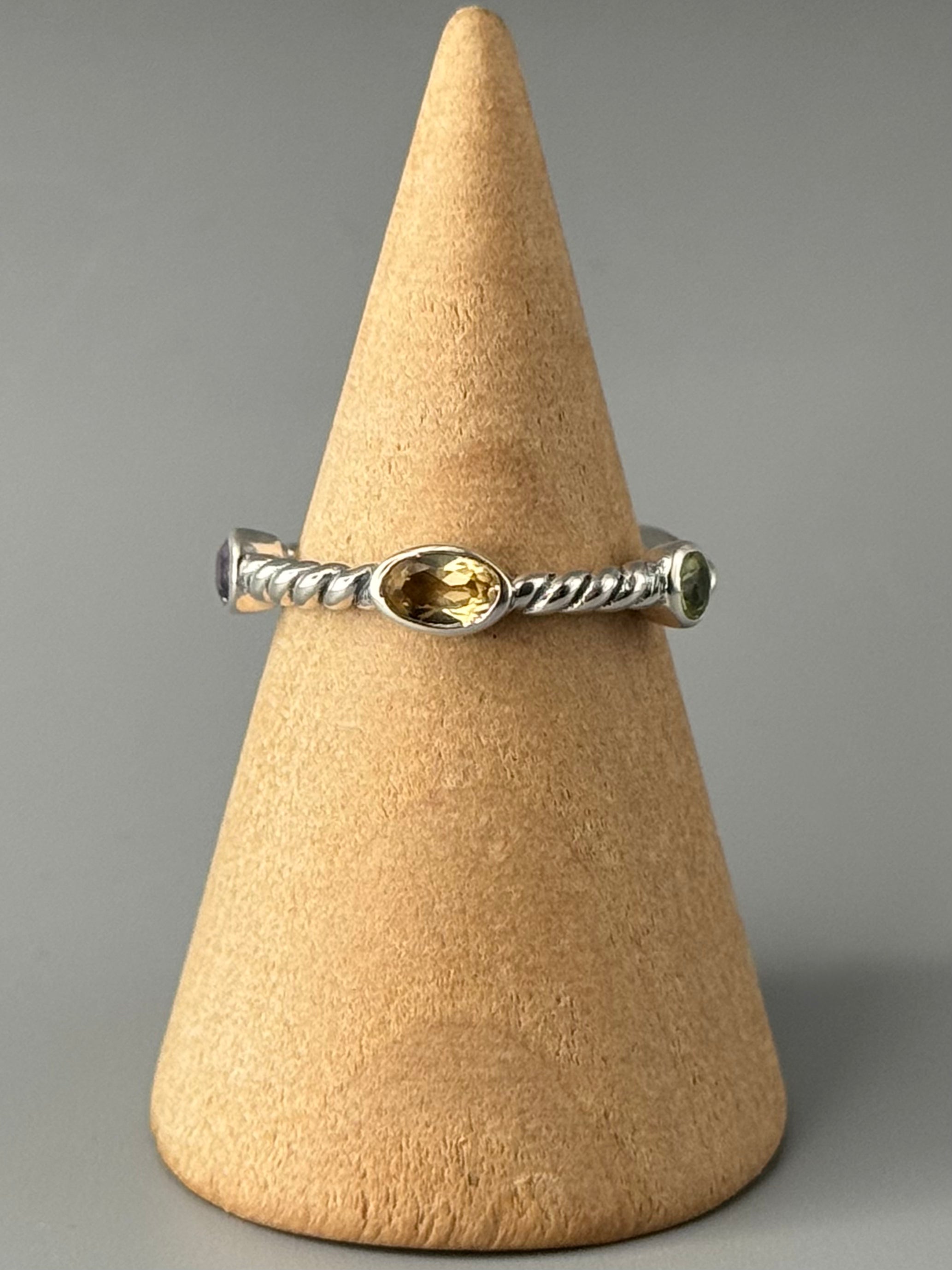 •MULTI-STONE - FAIRY RING• sterling silver ring (various sizes)