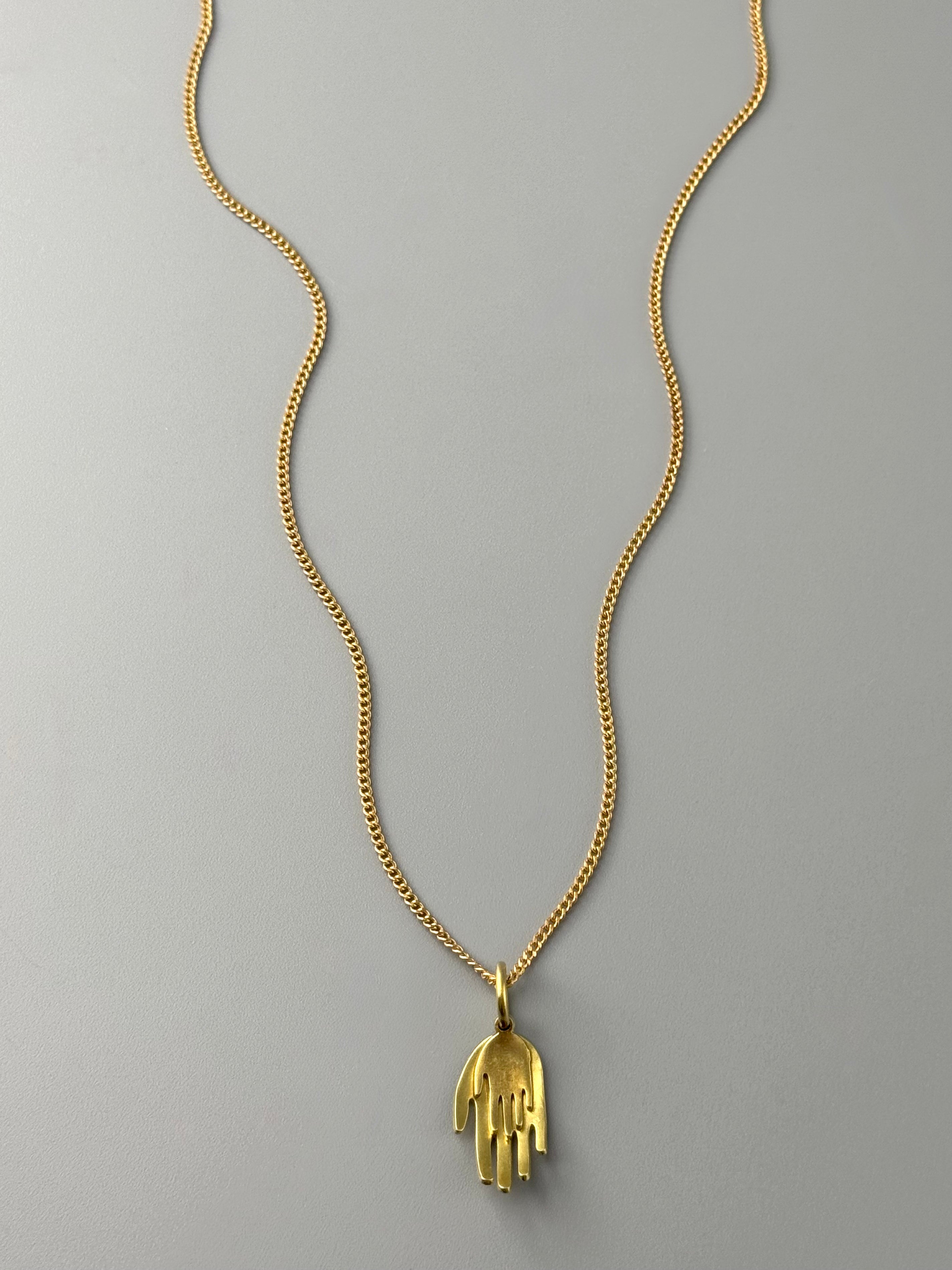 •HELD• brass necklace (18" long)
