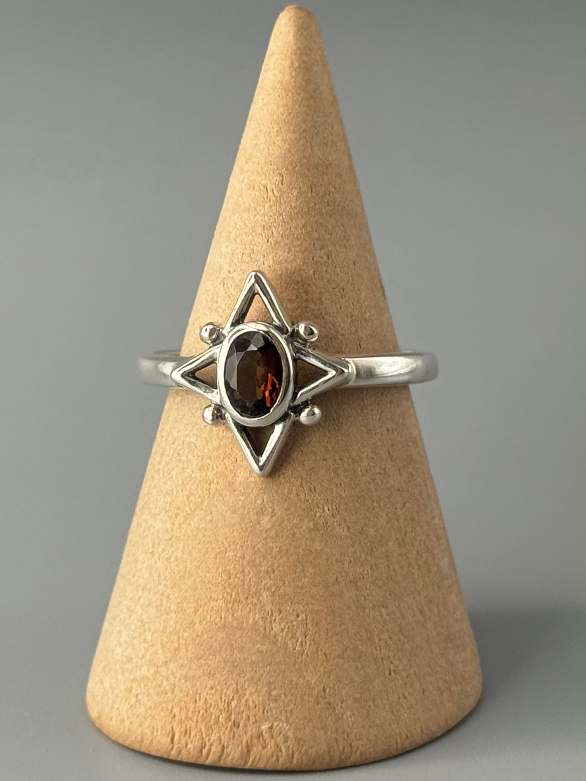 •TOURMALINE - POLARIS• sterling silver ring (size 10)