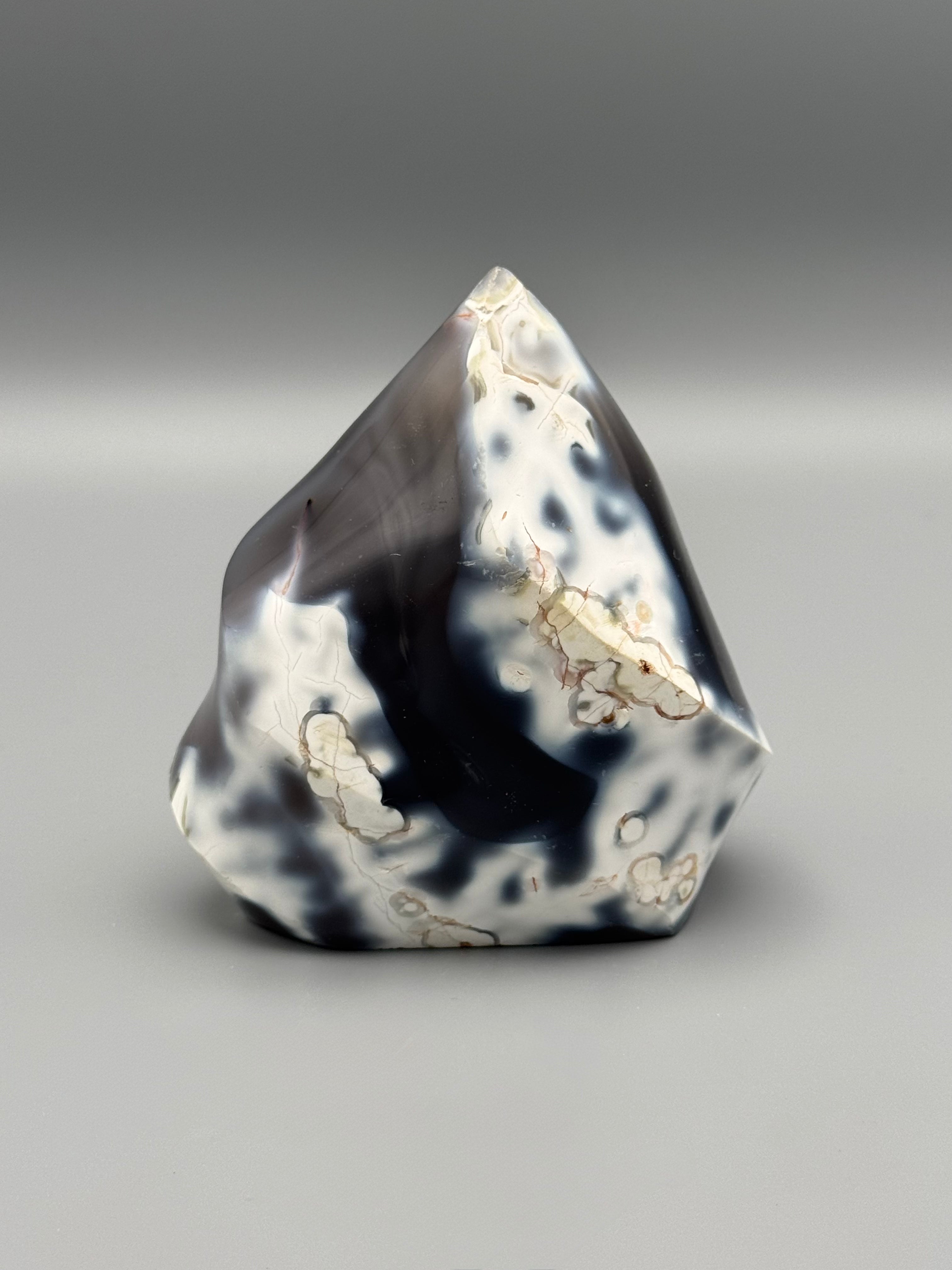 •BLUE AGATE• stone flame