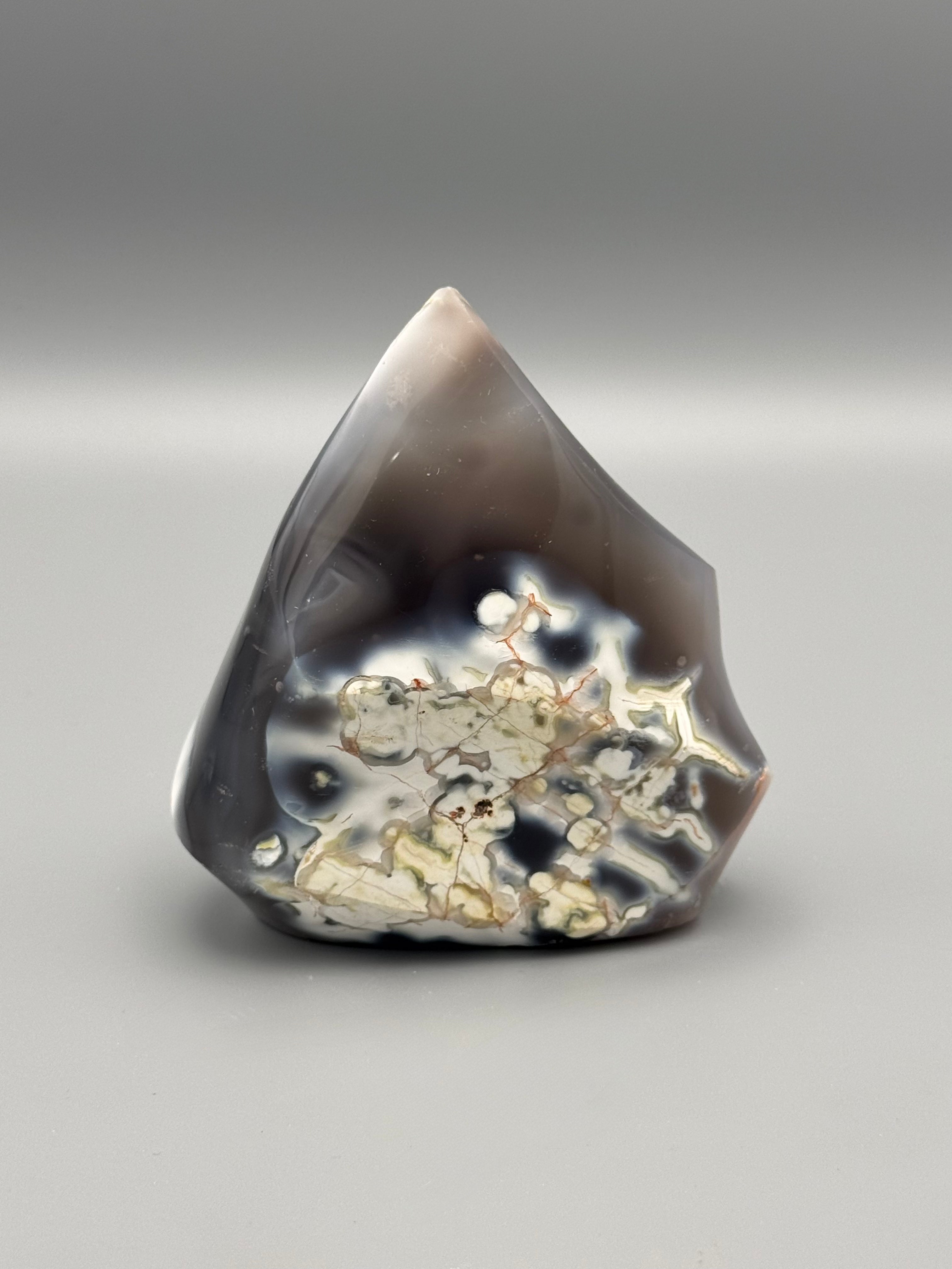 •BLUE AGATE• stone flame