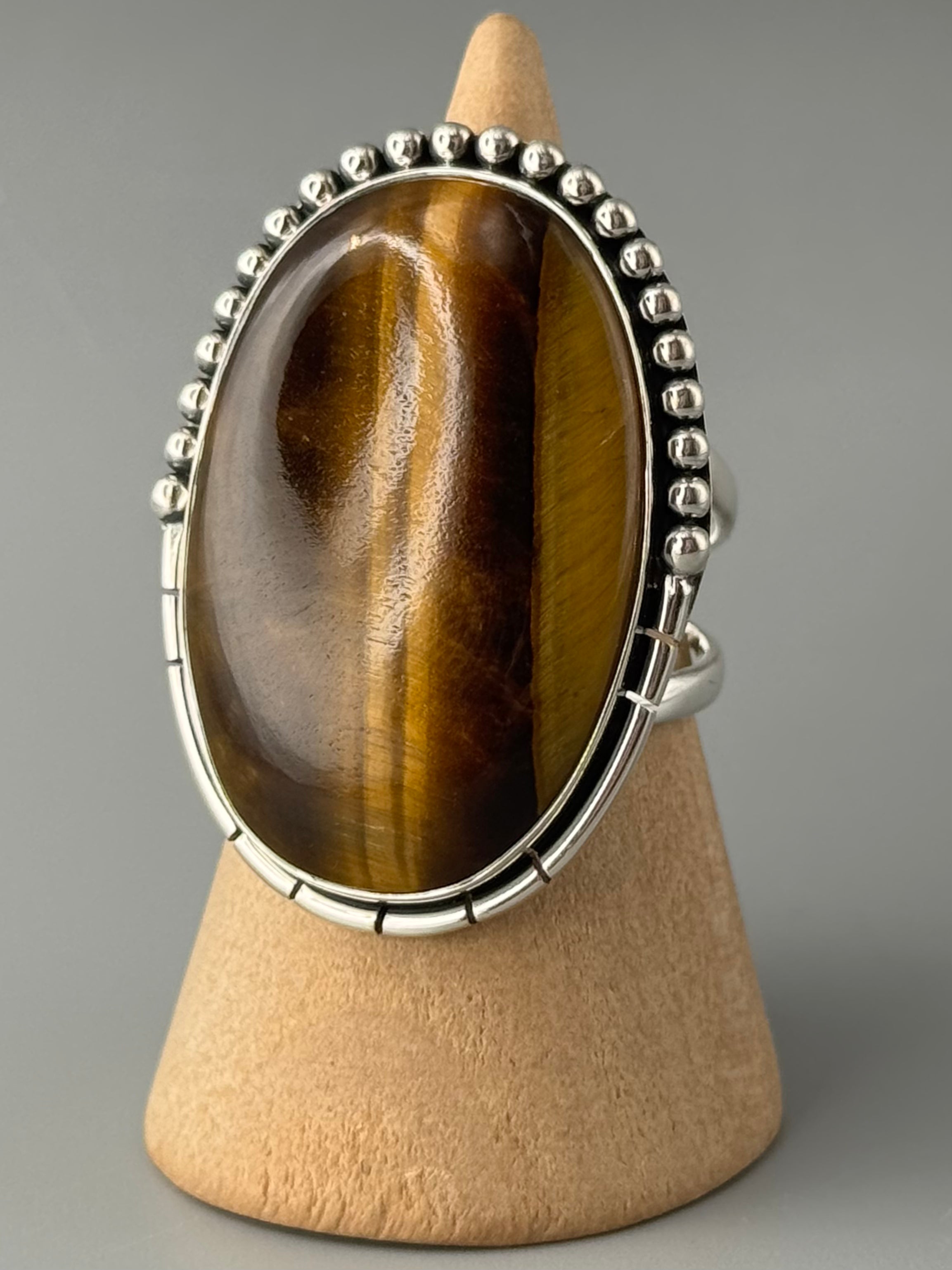 •TIGER EYE - CANYON• sterling silver ring (various sizes)