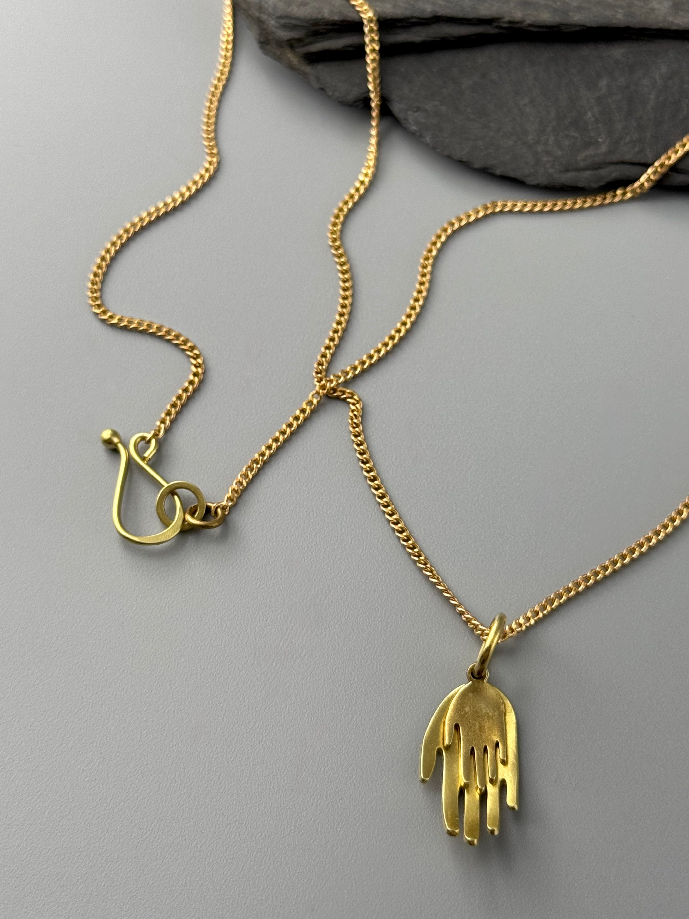 •HELD• brass necklace (18" long)