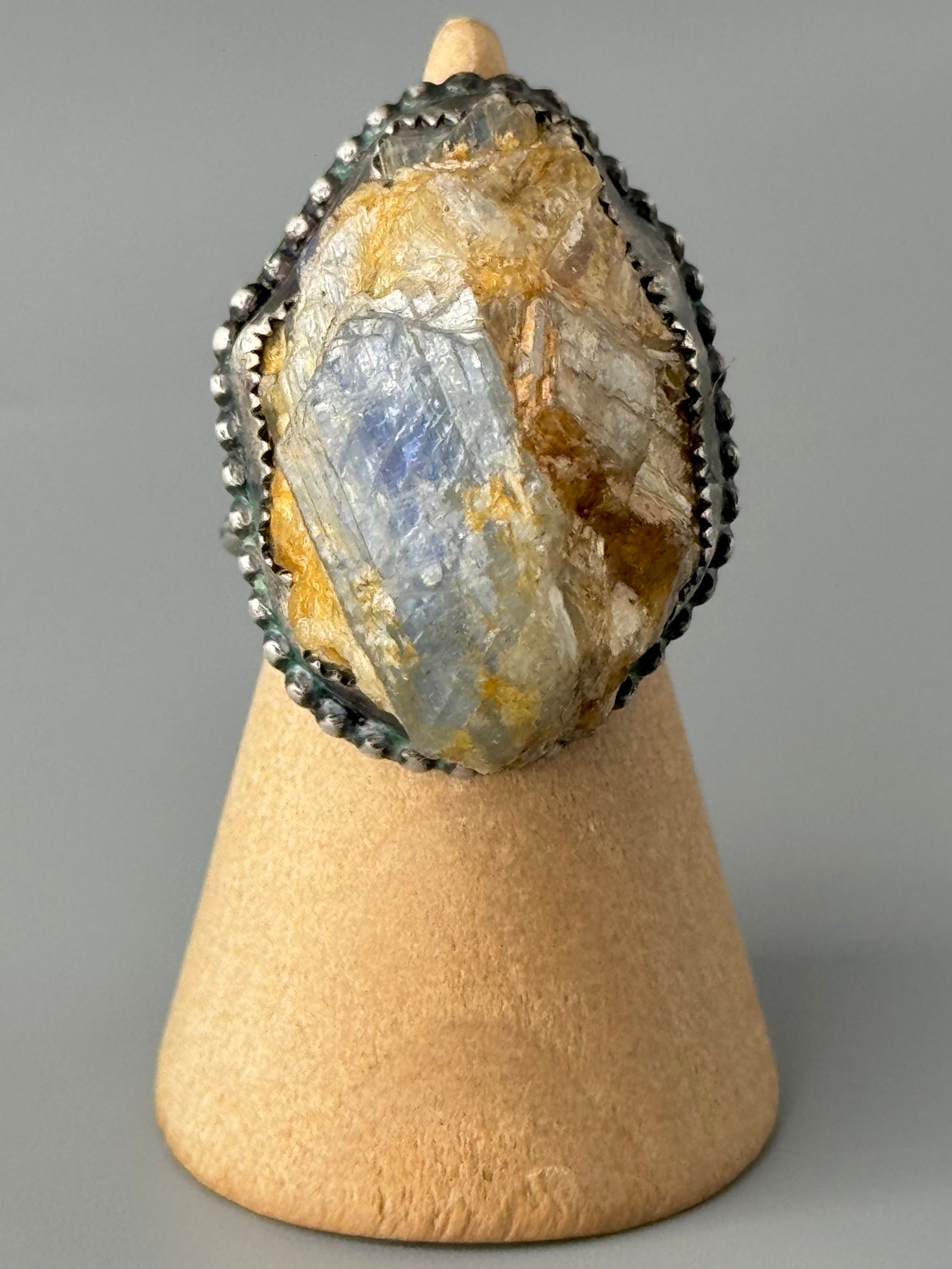 •NUGGET• kyanite + silver ring (size 7.5)