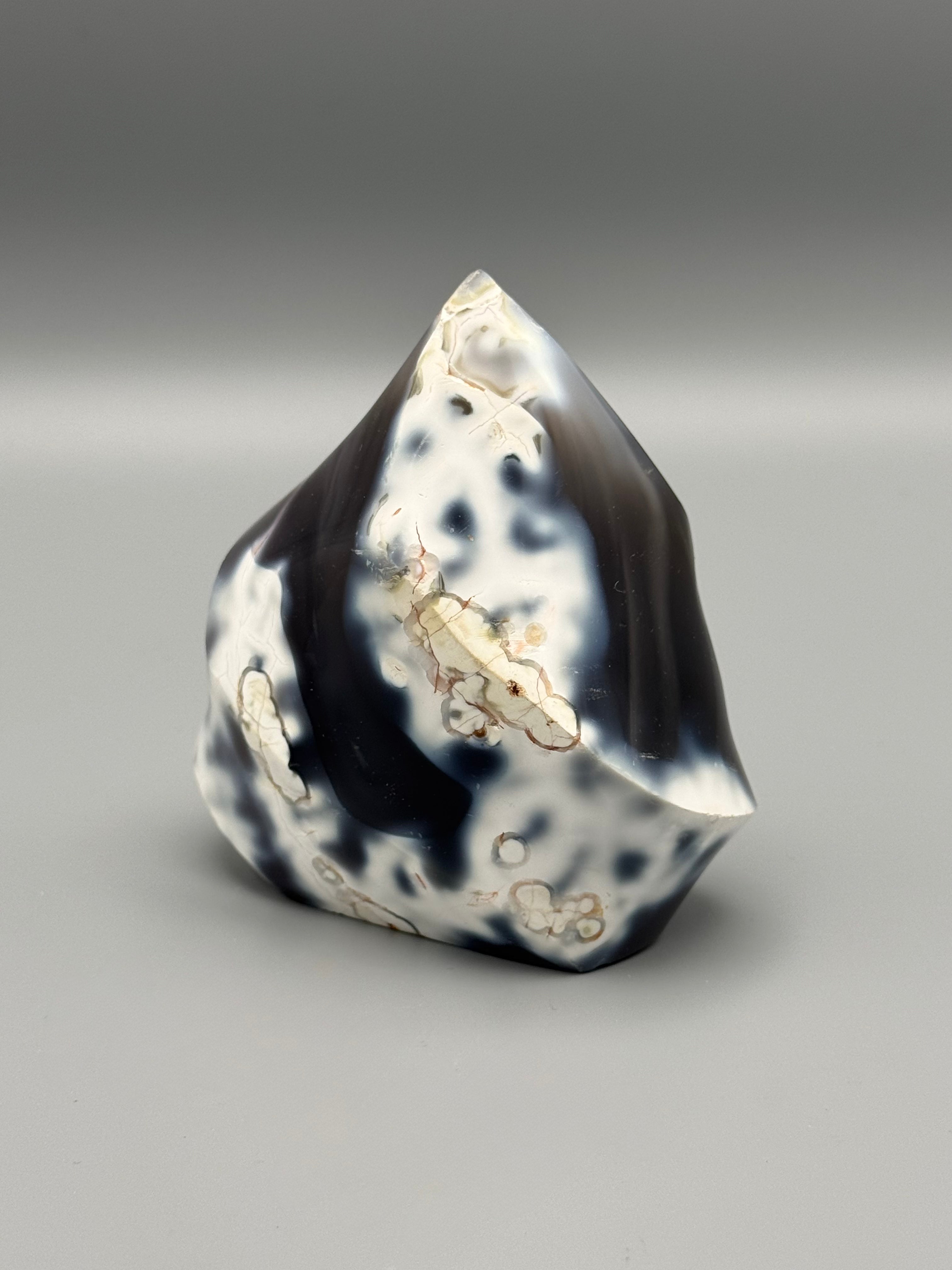 •BLUE AGATE• stone flame