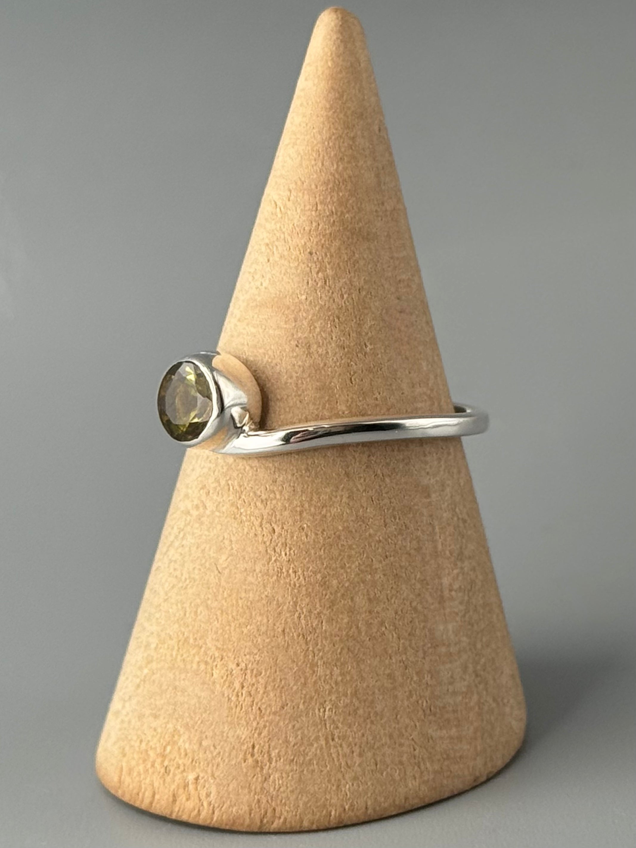•TOURMALINE - VORTEX• sterling silver ring (size 9.25)
