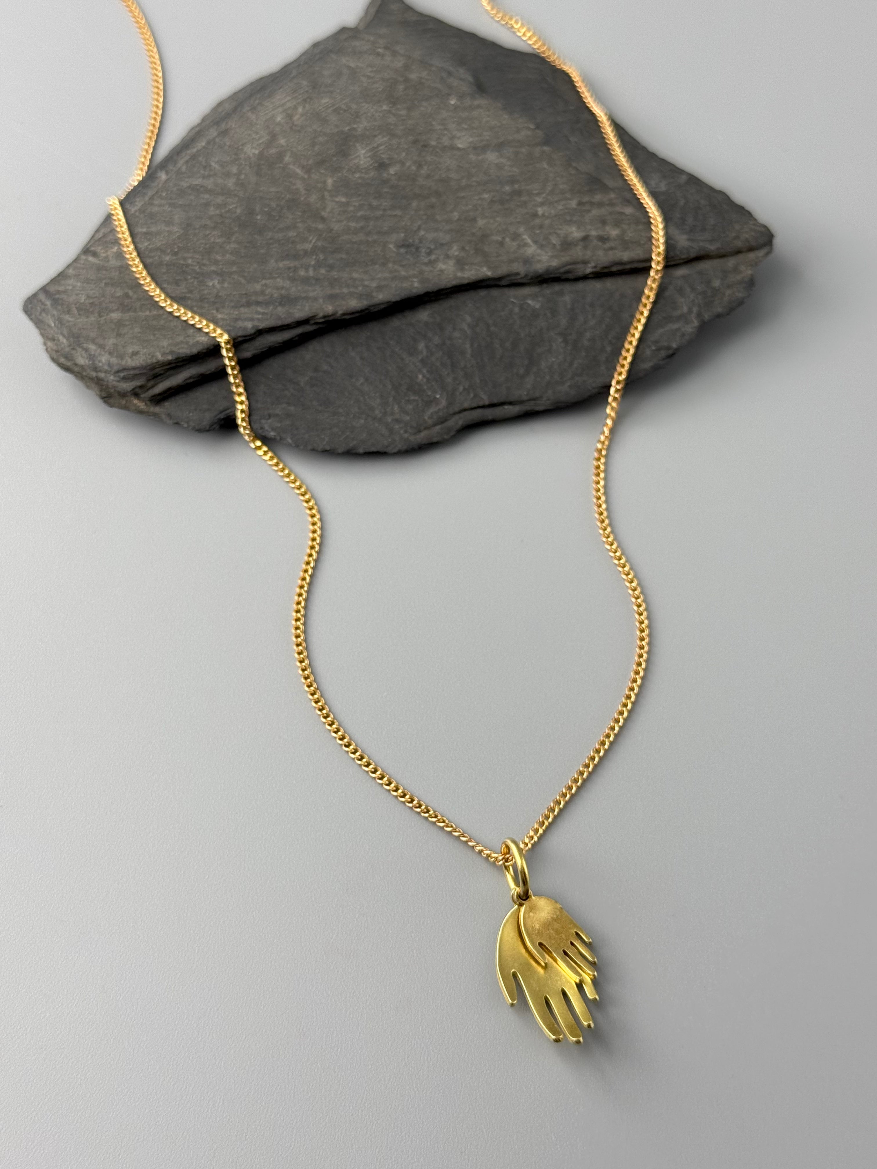 •HELD• brass necklace (18" long)