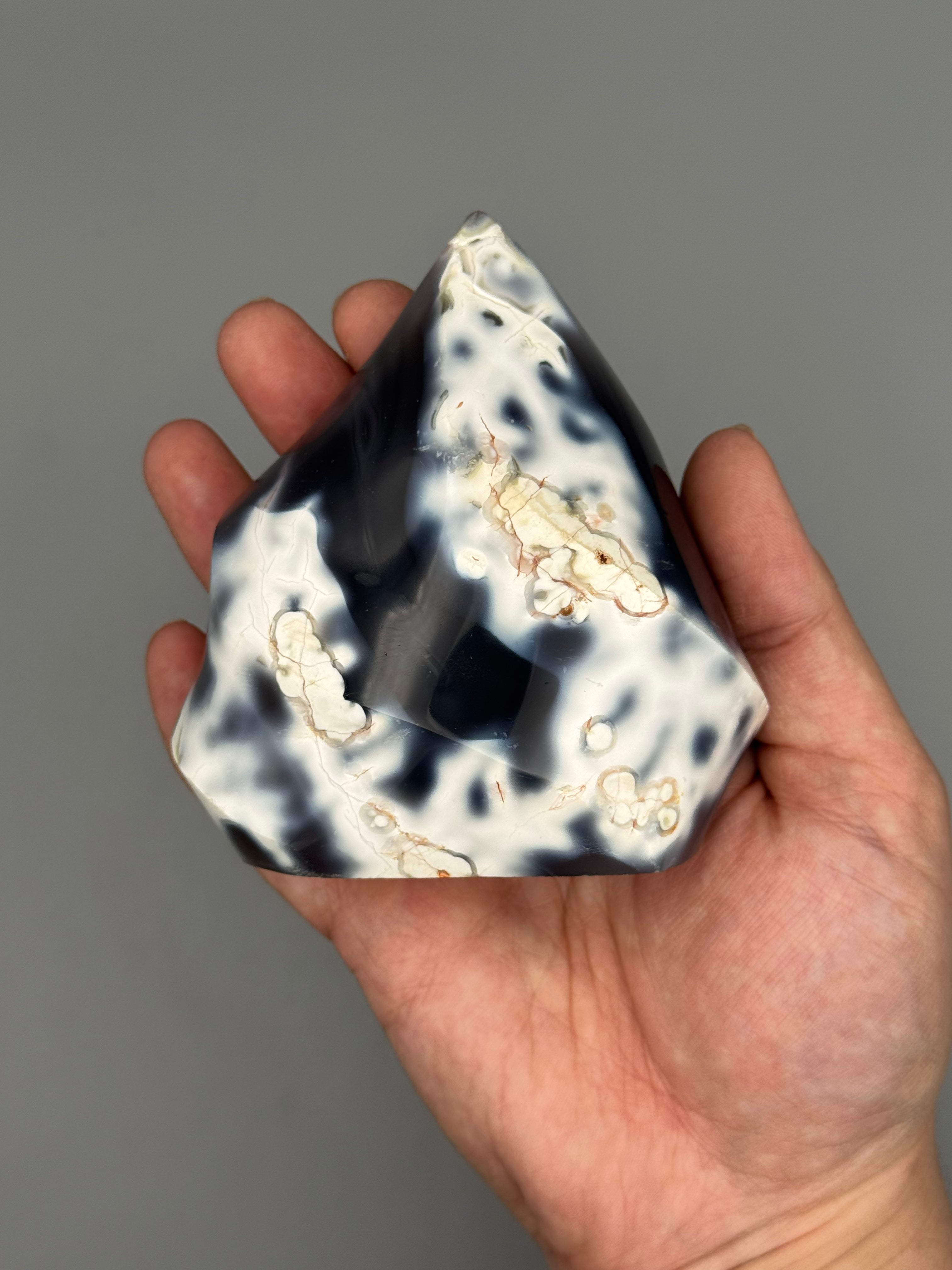 •BLUE AGATE• stone flame