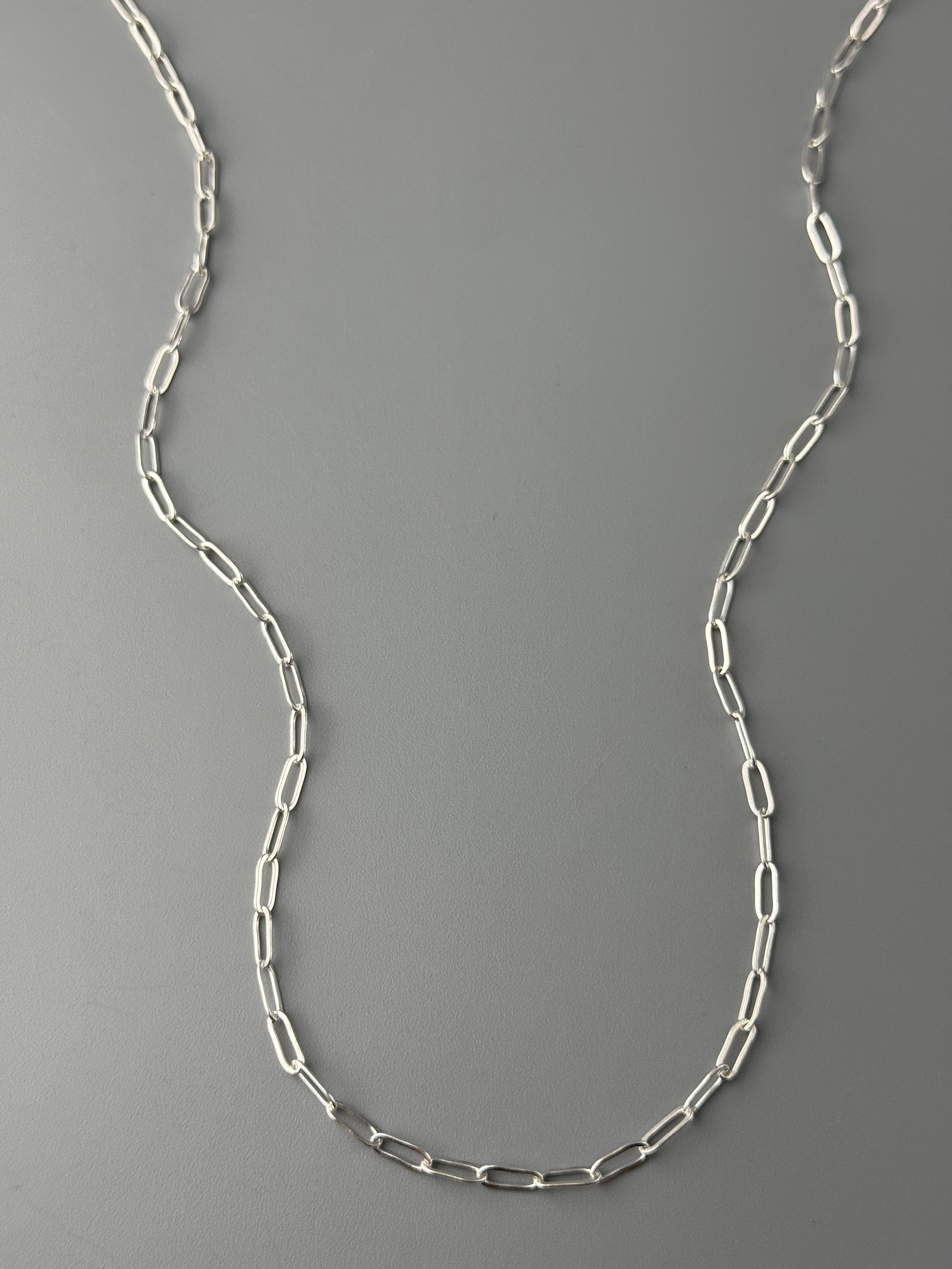 •MEDIUM PAPERCLIP• sterling silver chain