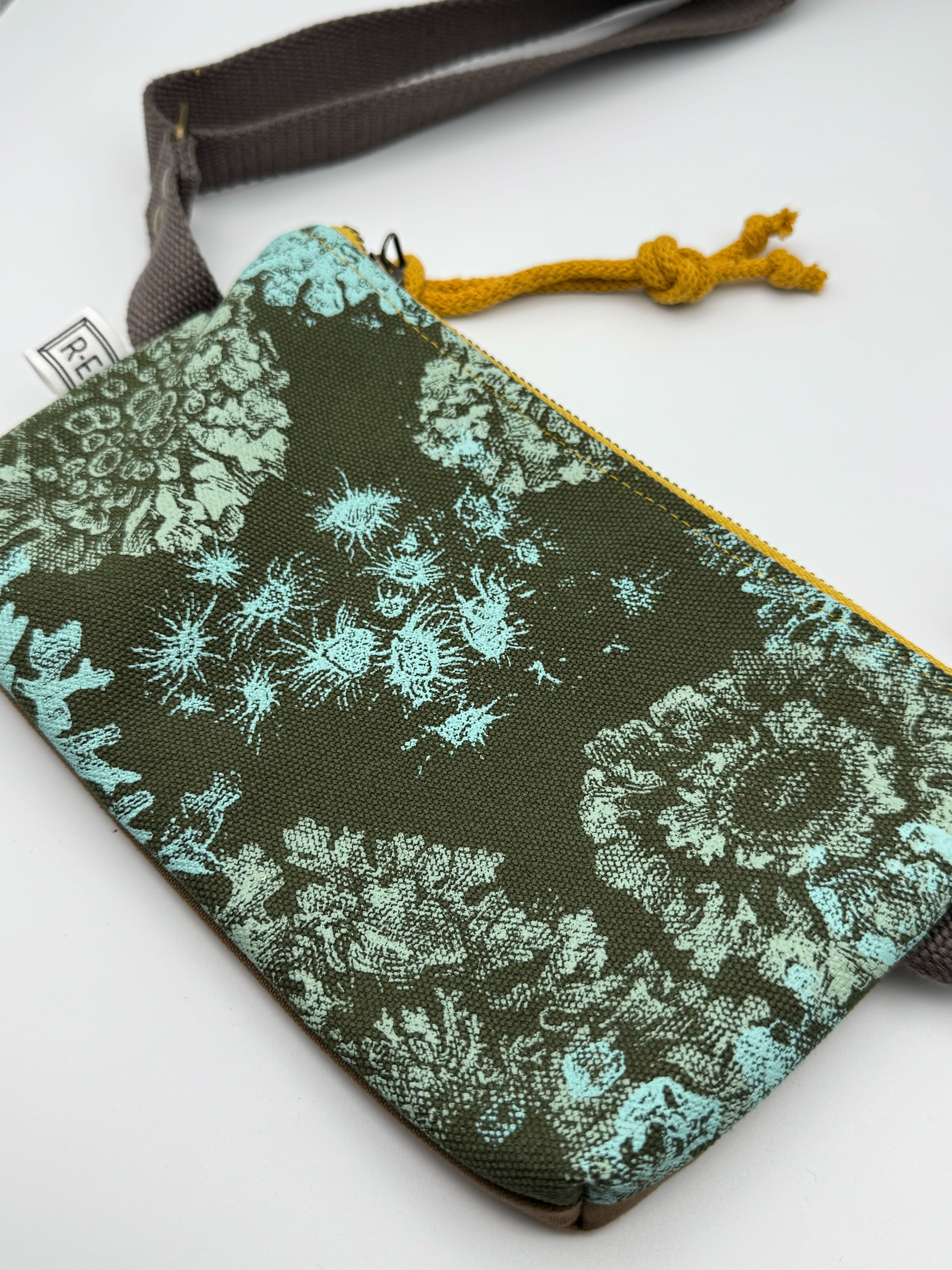 •MIDI PACK - LICHEN• waxed canvas fanny/crossbody