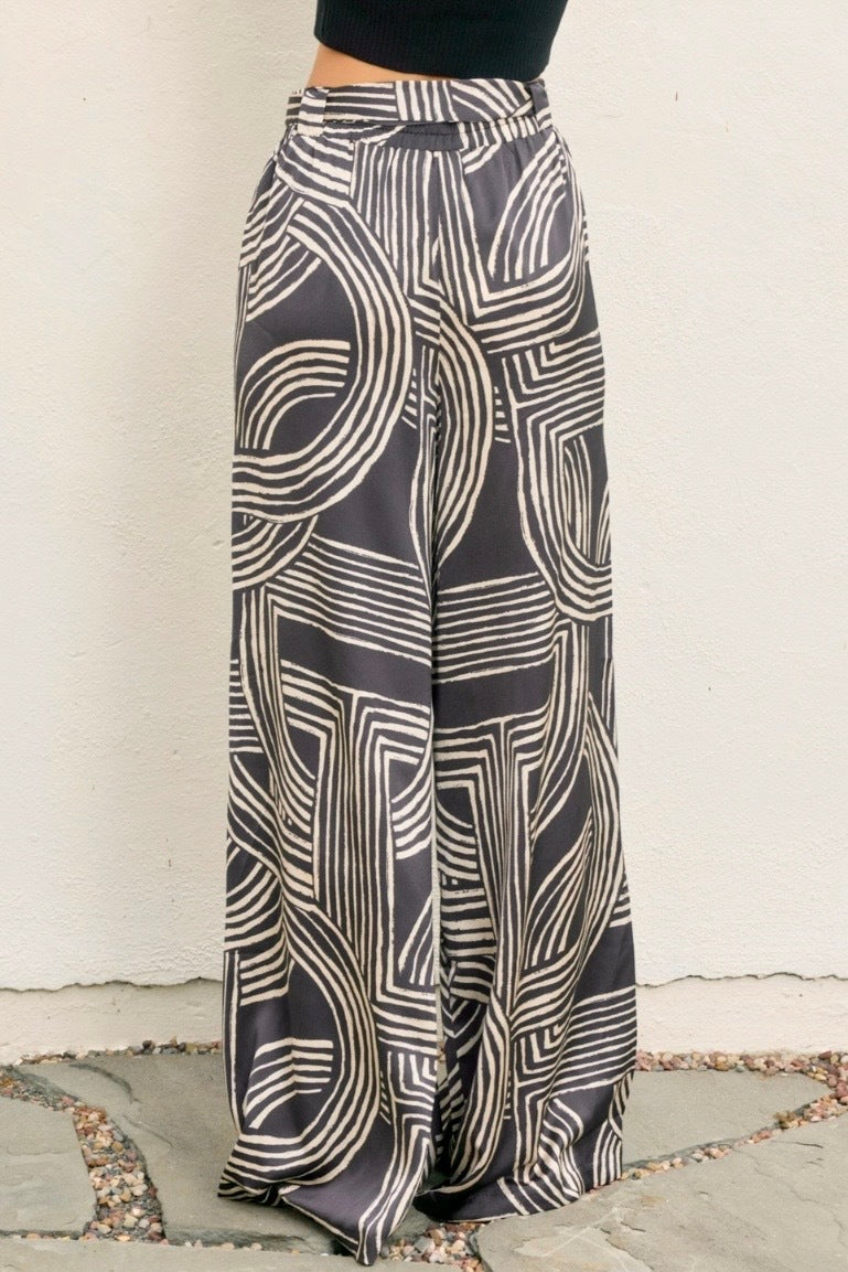 •ESCHER• wide leg pants