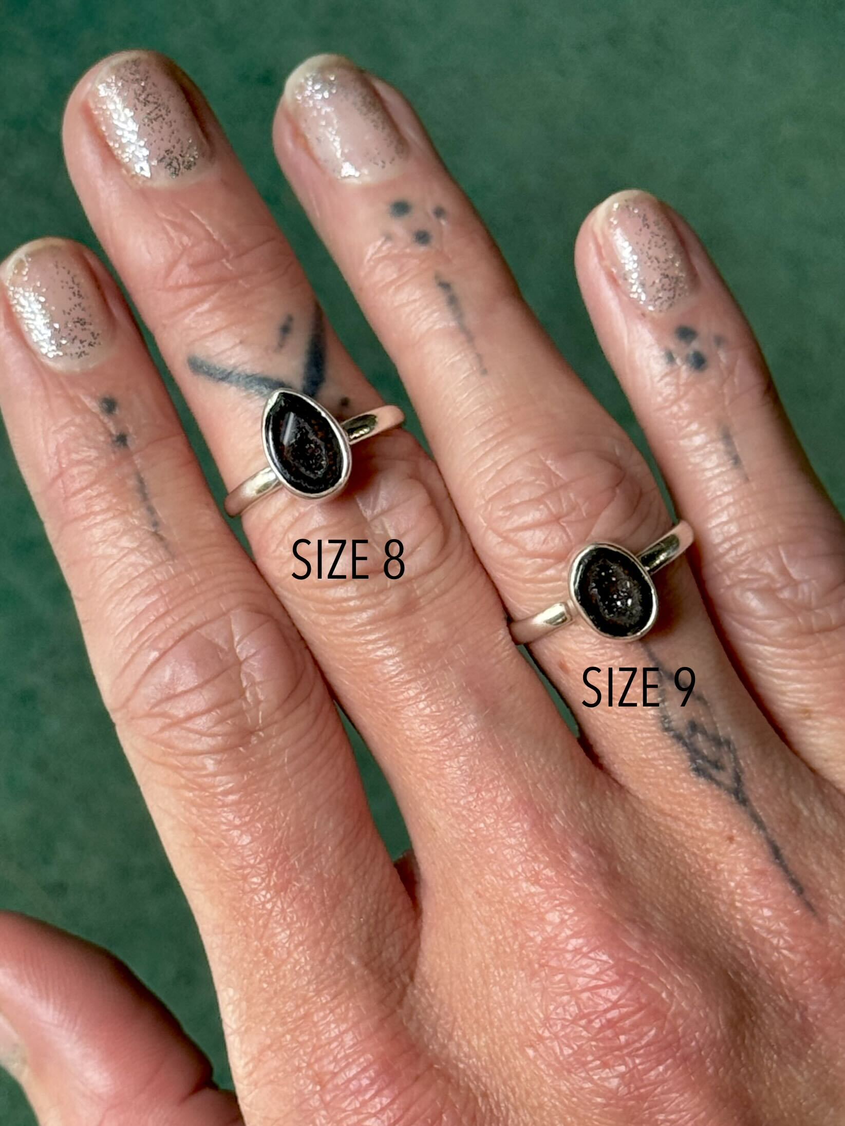 •COCONUT DRUZY - OVAL• sterling silver ring (various sizes)