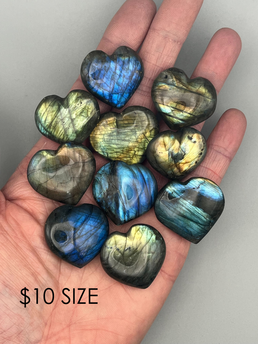 •LABRADORITE• lil' heart