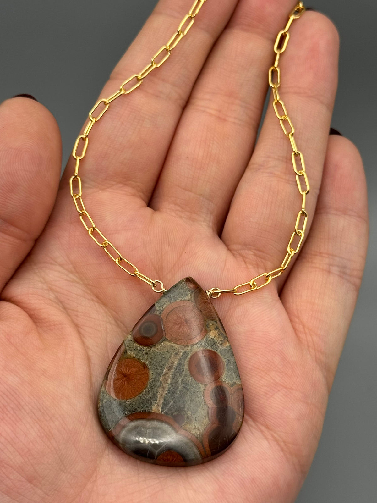 •AEON• alamos obsidian + gold necklace (17"-19" long)