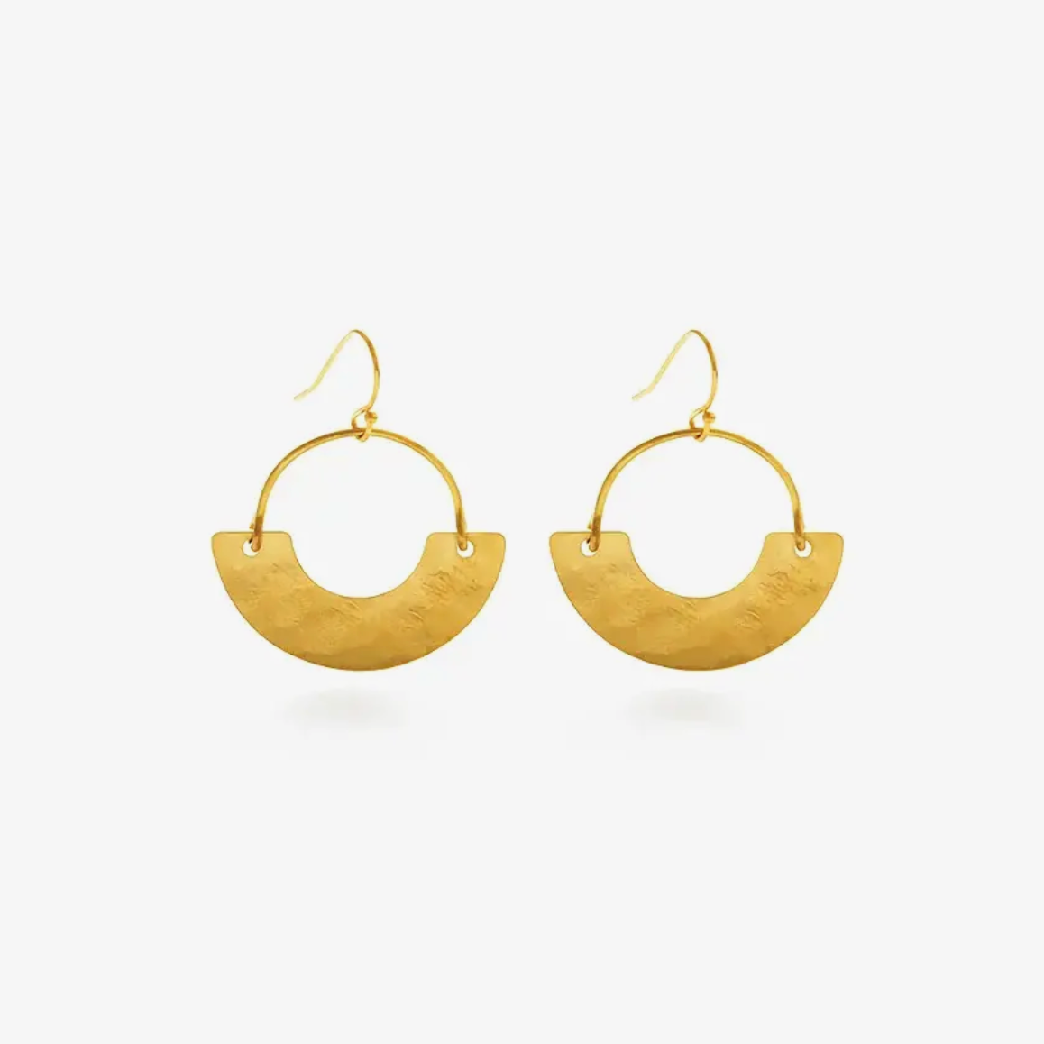 •BEBE• gold dangle earrings