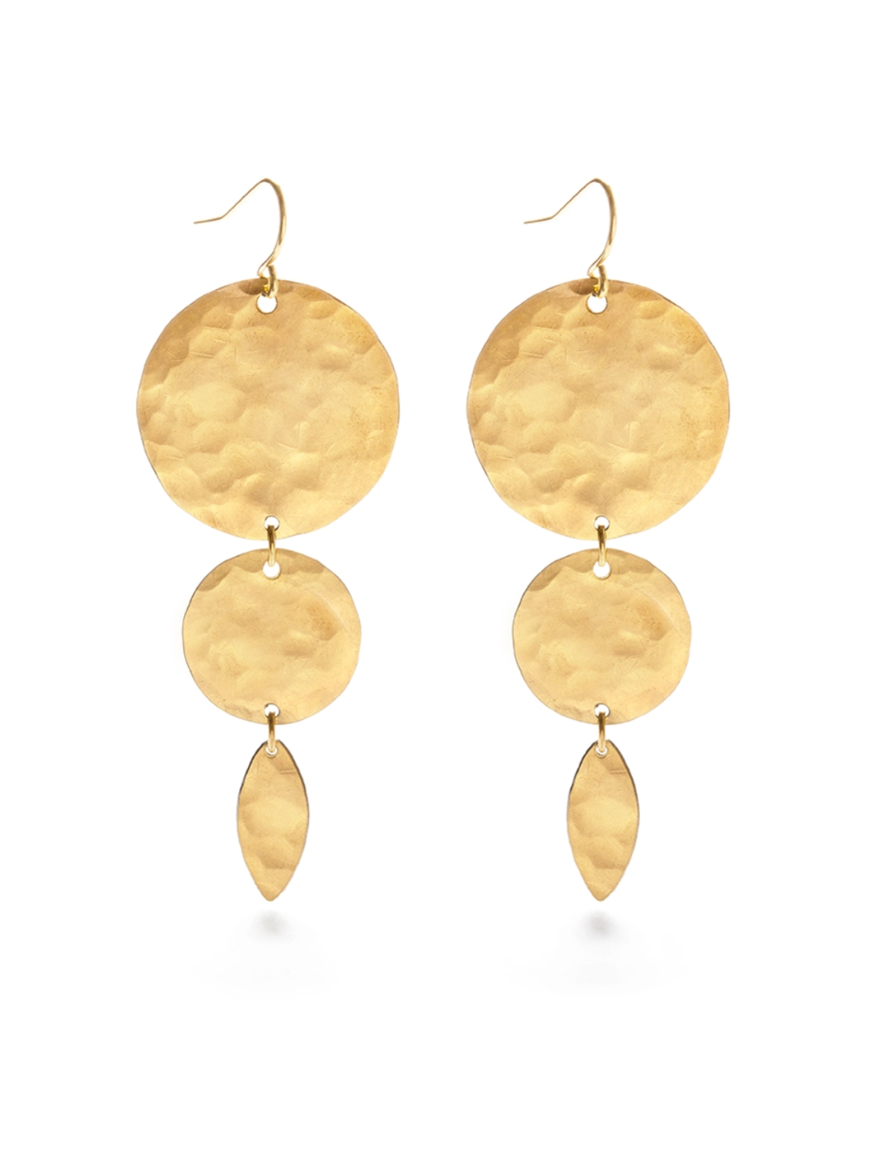 •CALLIOPE• gold dangle earrings