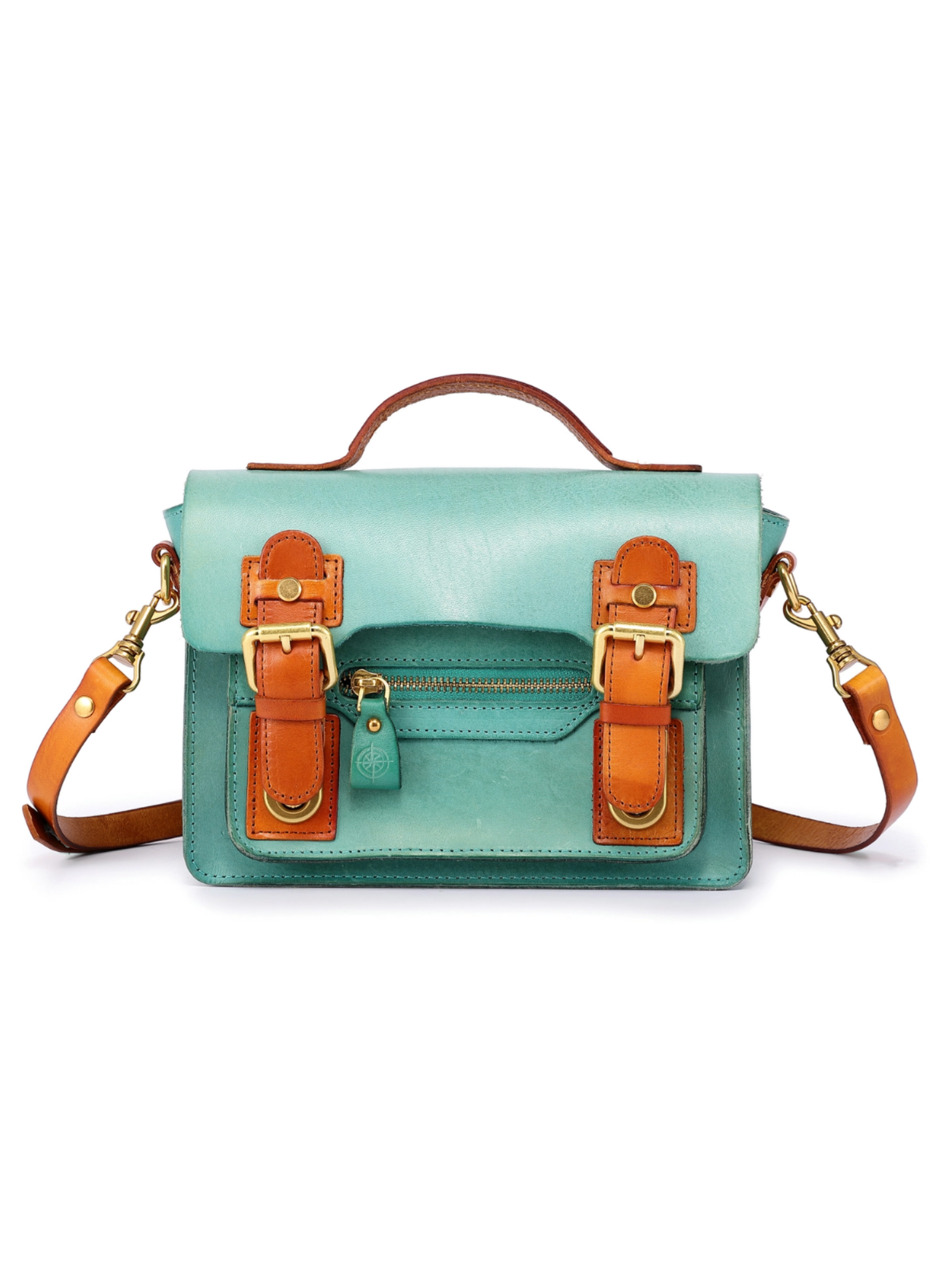 •PARIS• genuine leather mini satchel