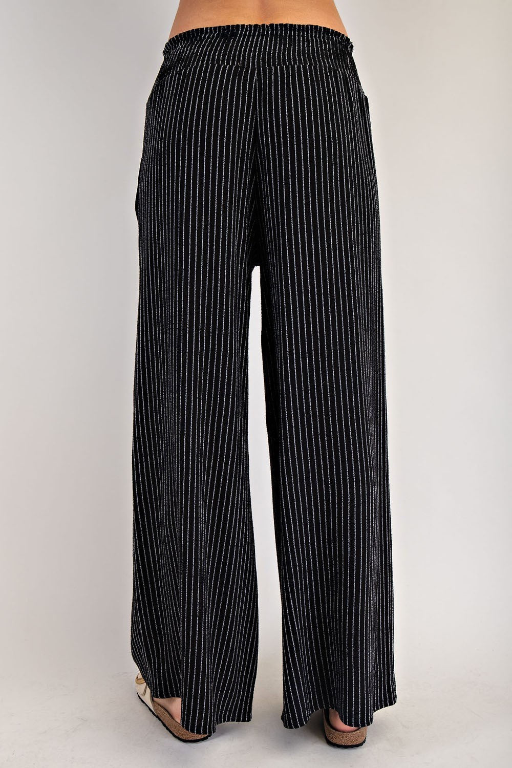 •PETRA• pinstripe wide leg pants