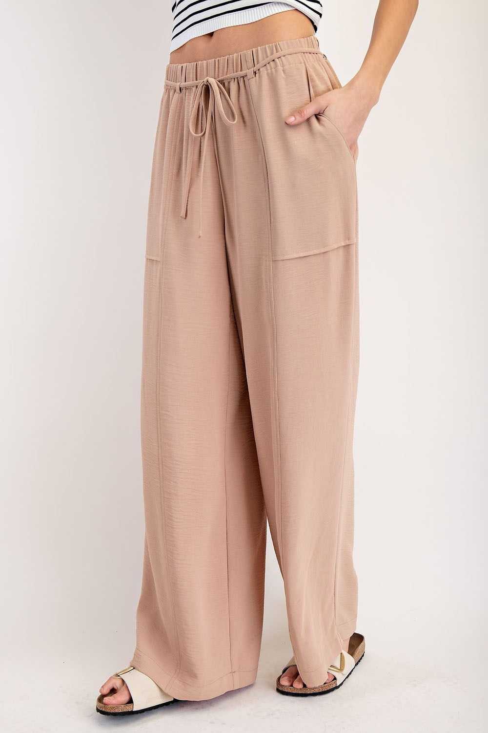 •KAREENA• flowy elastic waist pants