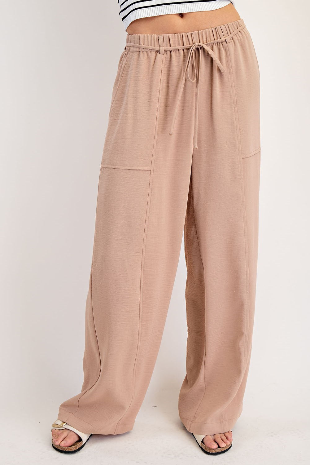 •KAREENA• flowy elastic waist pants