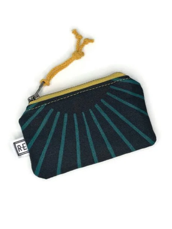 •CARD POUCH - RAY• waxed canvas bag