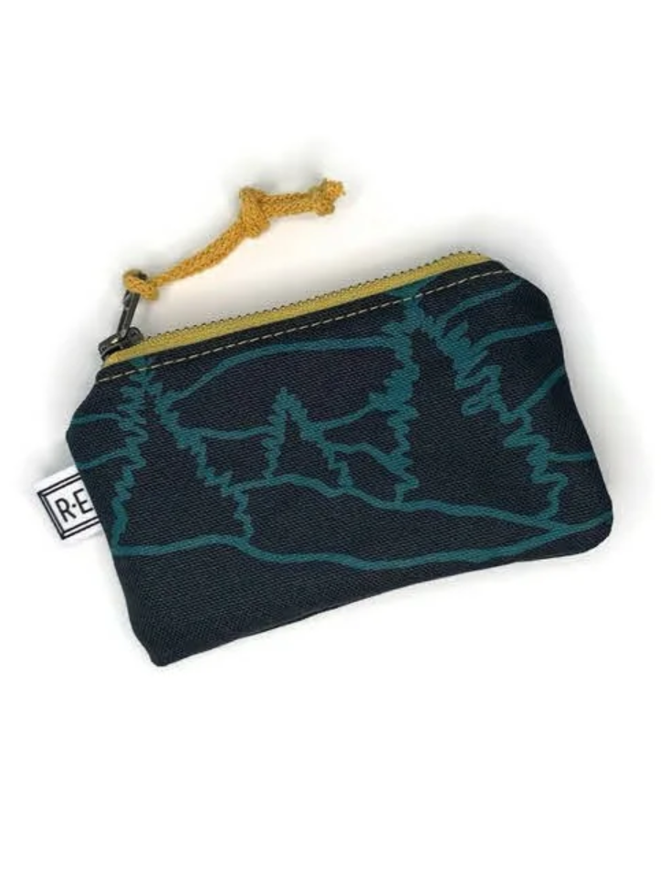 •CARD POUCH - ROAN• waxed canvas bag