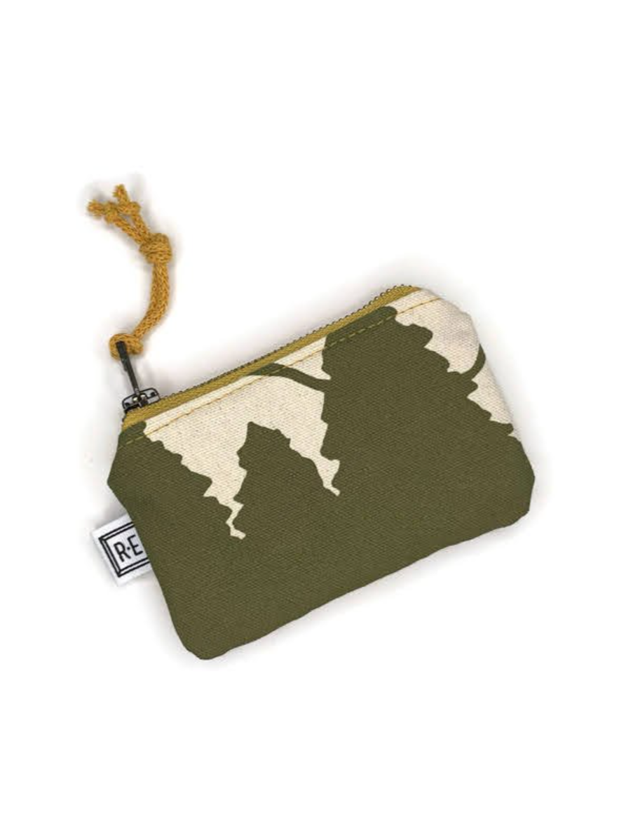 •CARD POUCH - VISTA• waxed canvas bag