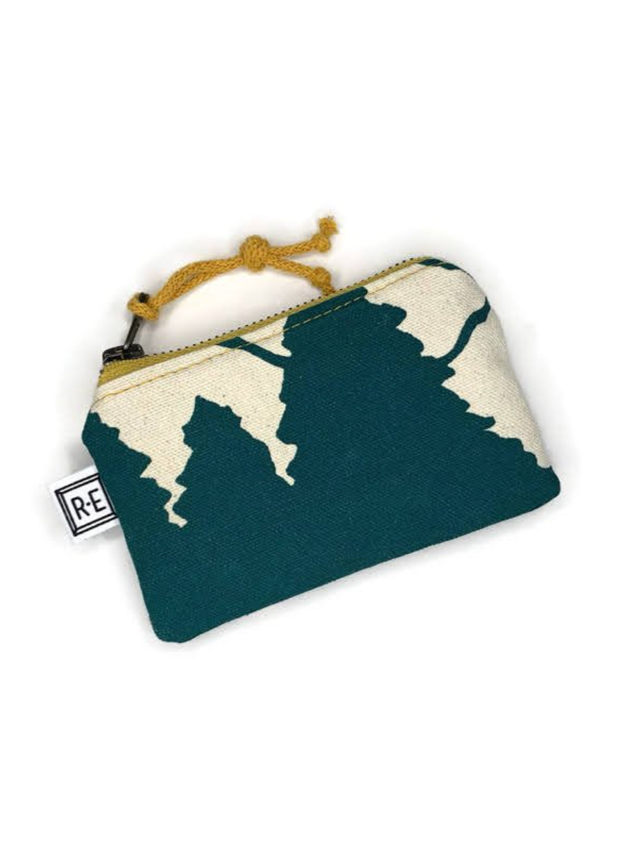 •CARD POUCH - VISTA• waxed canvas bag