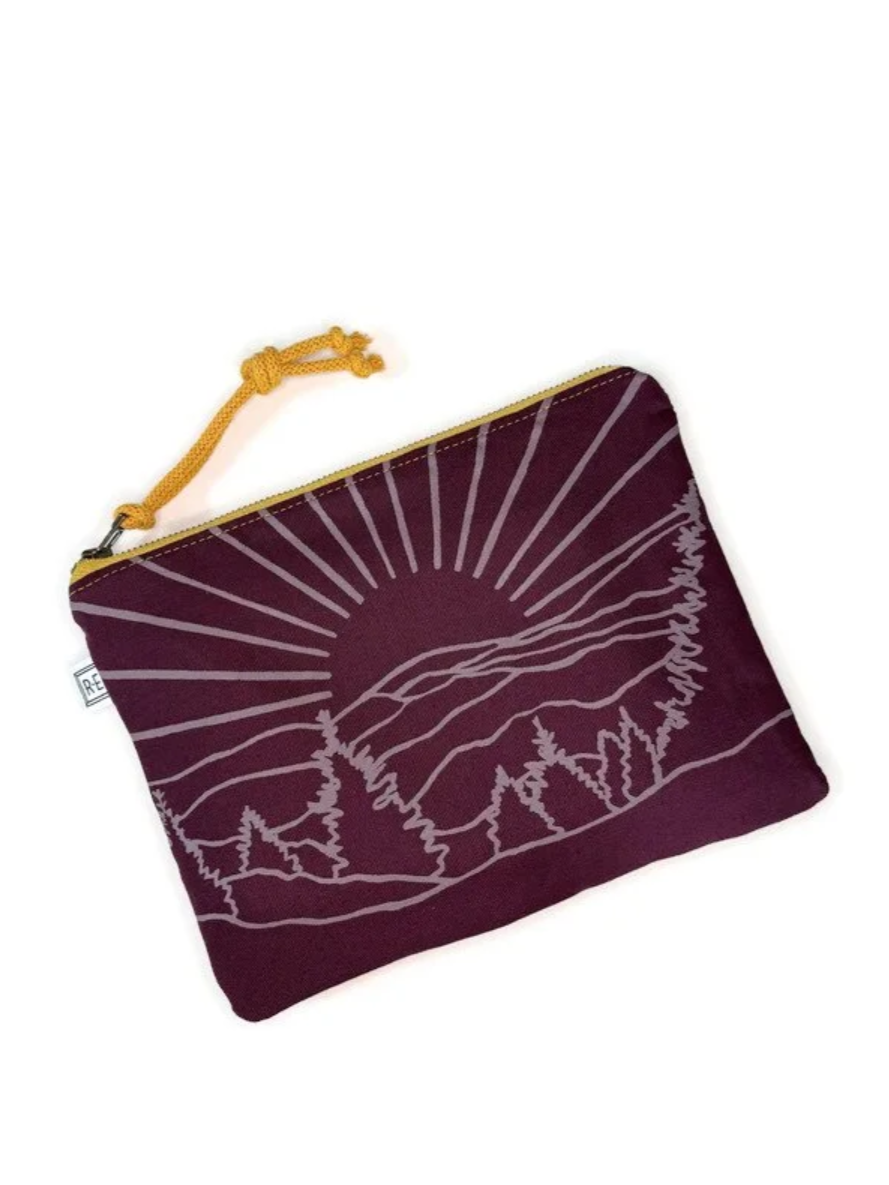 •COSMETIC POUCH - ROAN• waxed canvas bag