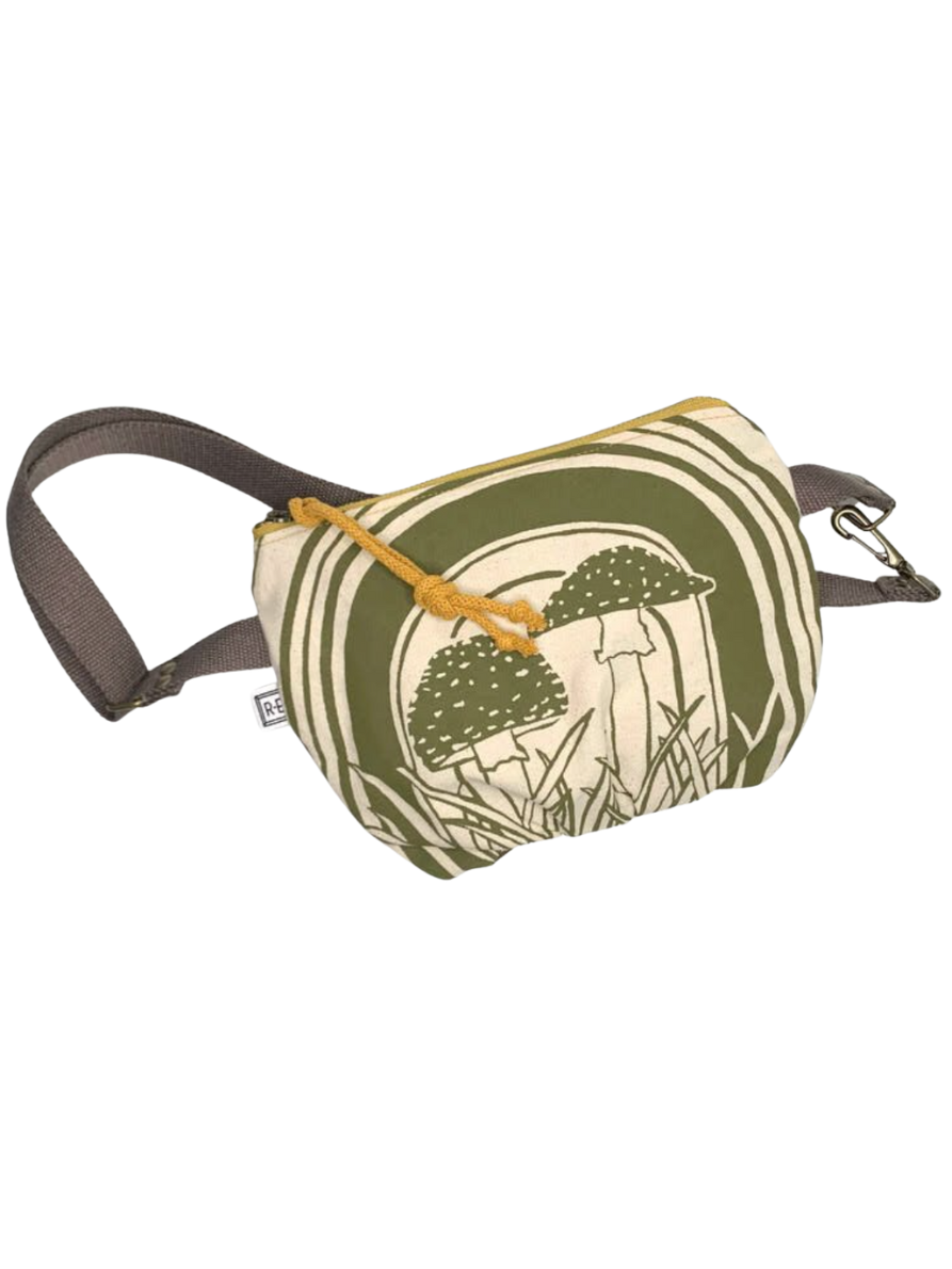 •FESTIVAL PACK - AMANITA• waxed canvas fanny/crossbody
