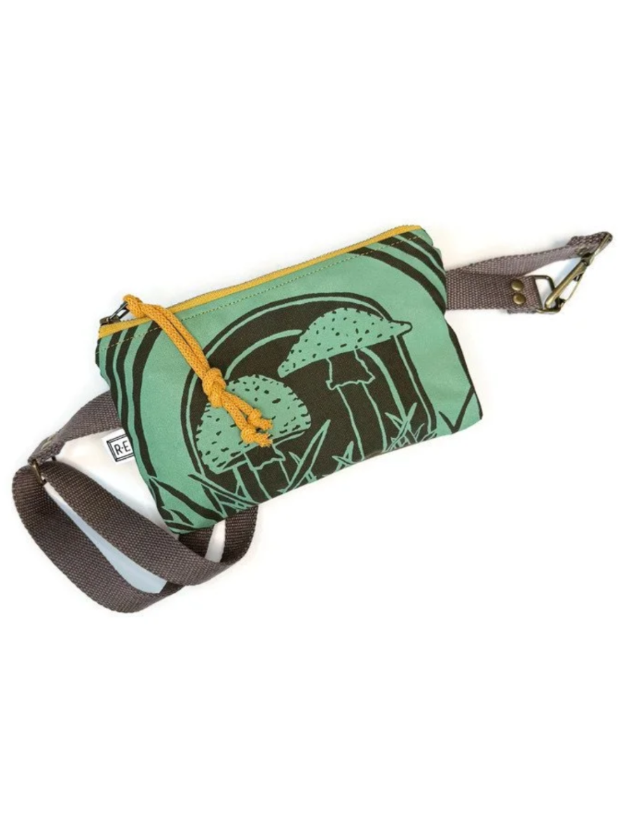 •MIDI PACK - AMANITA• waxed canvas fanny/crossbody