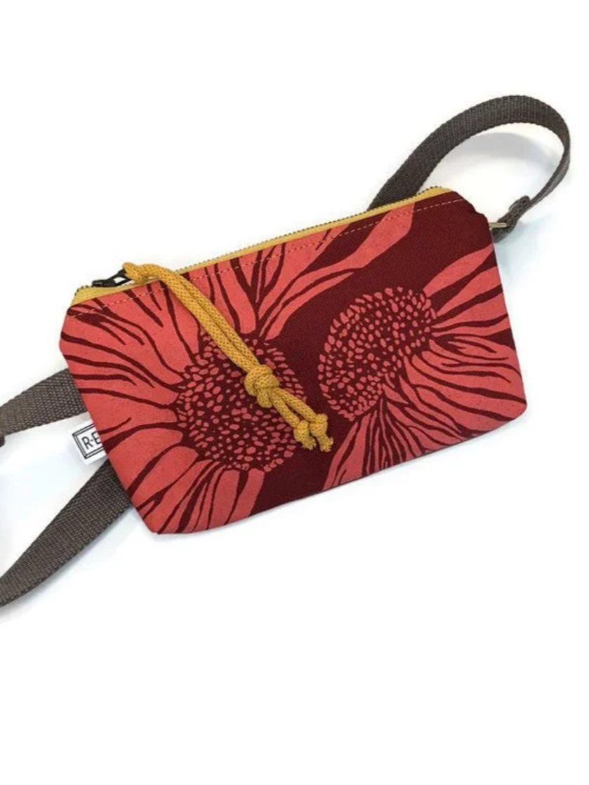 •MIDI PACK - CONEFLOWER• waxed canvas fanny/crossbody