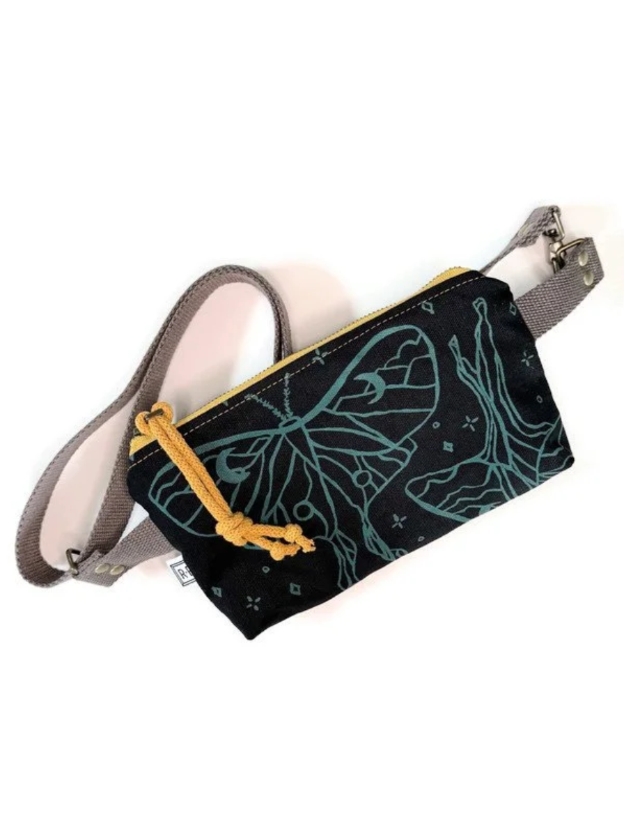 •MIDI PACK - LUNA• waxed canvas fanny/crossbody