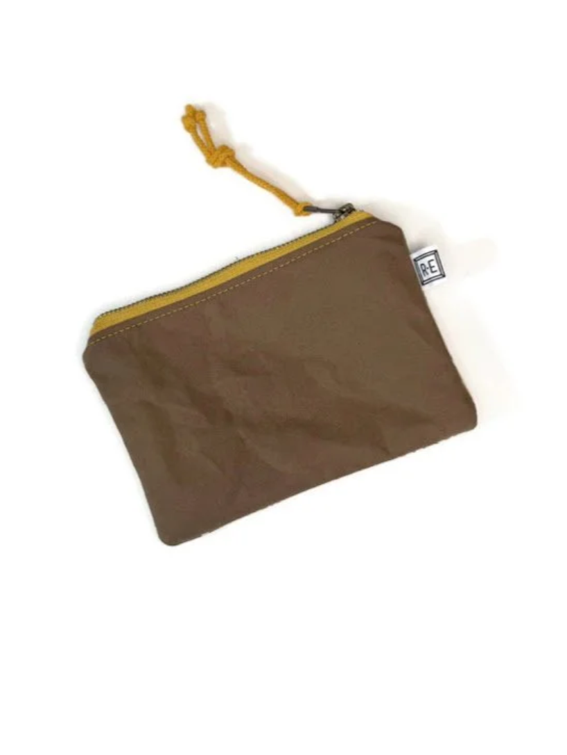 •MINI POUCH - LUNA• waxed canvas bag